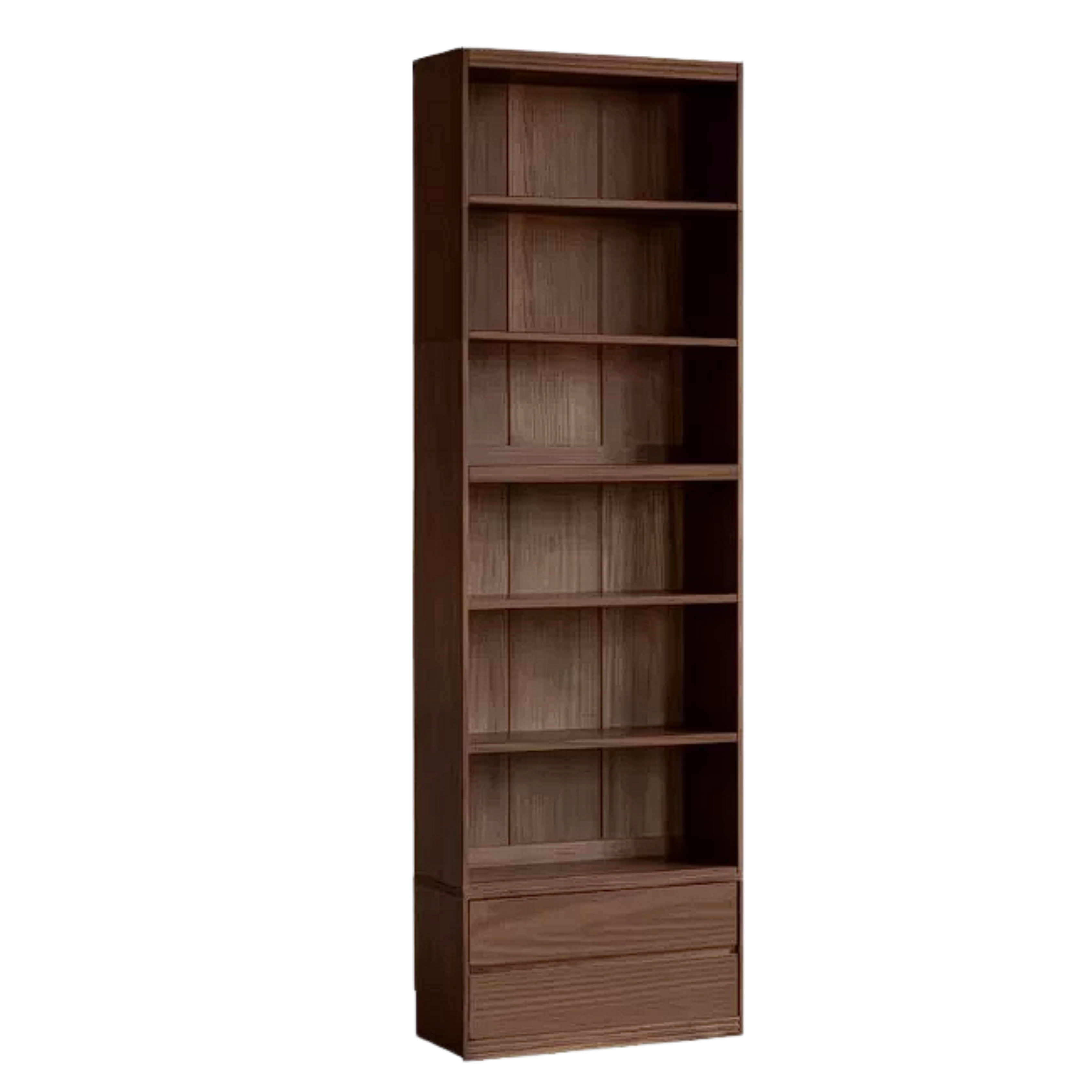 Sandalwood, Oak, Ash Solid Wood Combination Bookcase