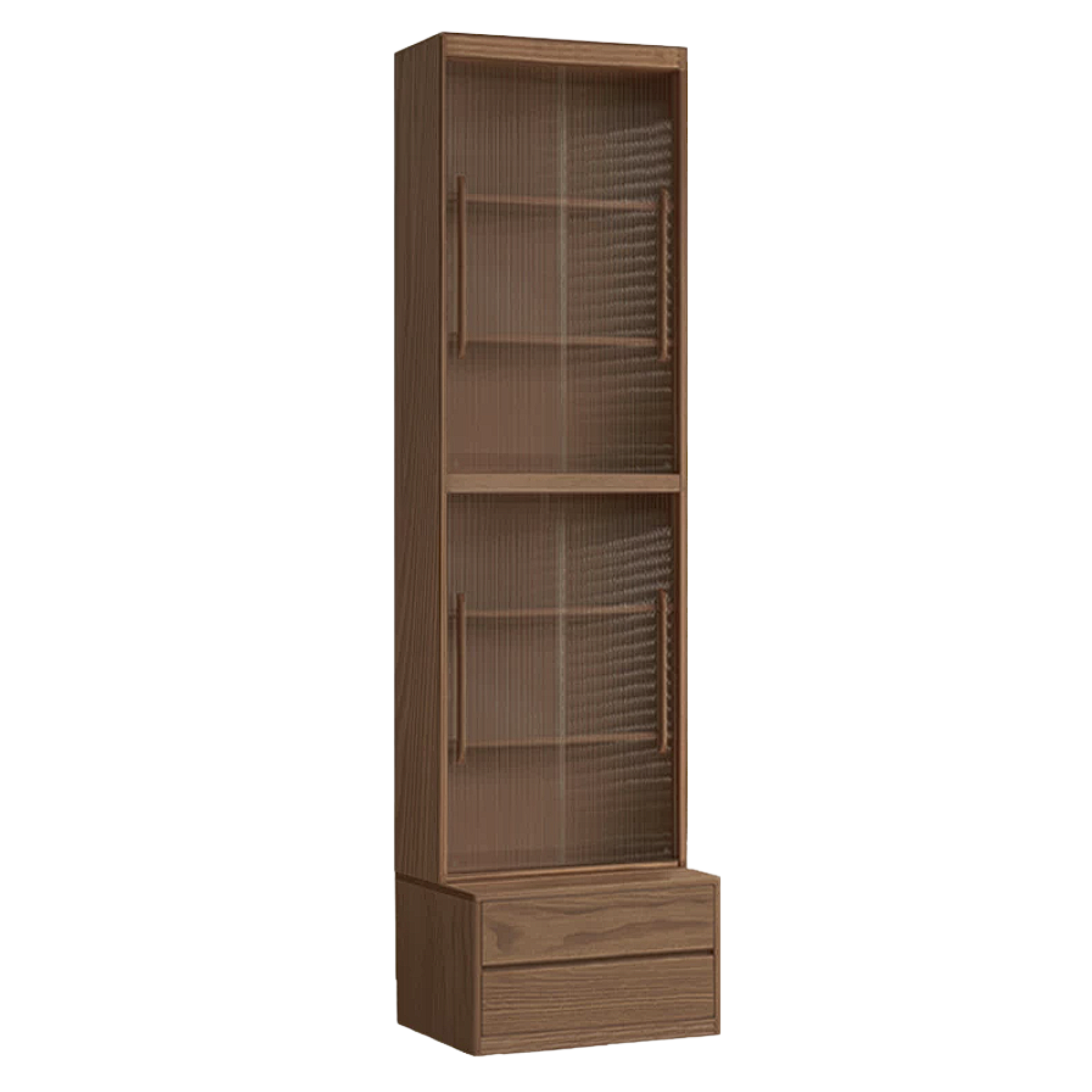 Sandalwood, Oak, Ash Solid Wood Combination Bookcase