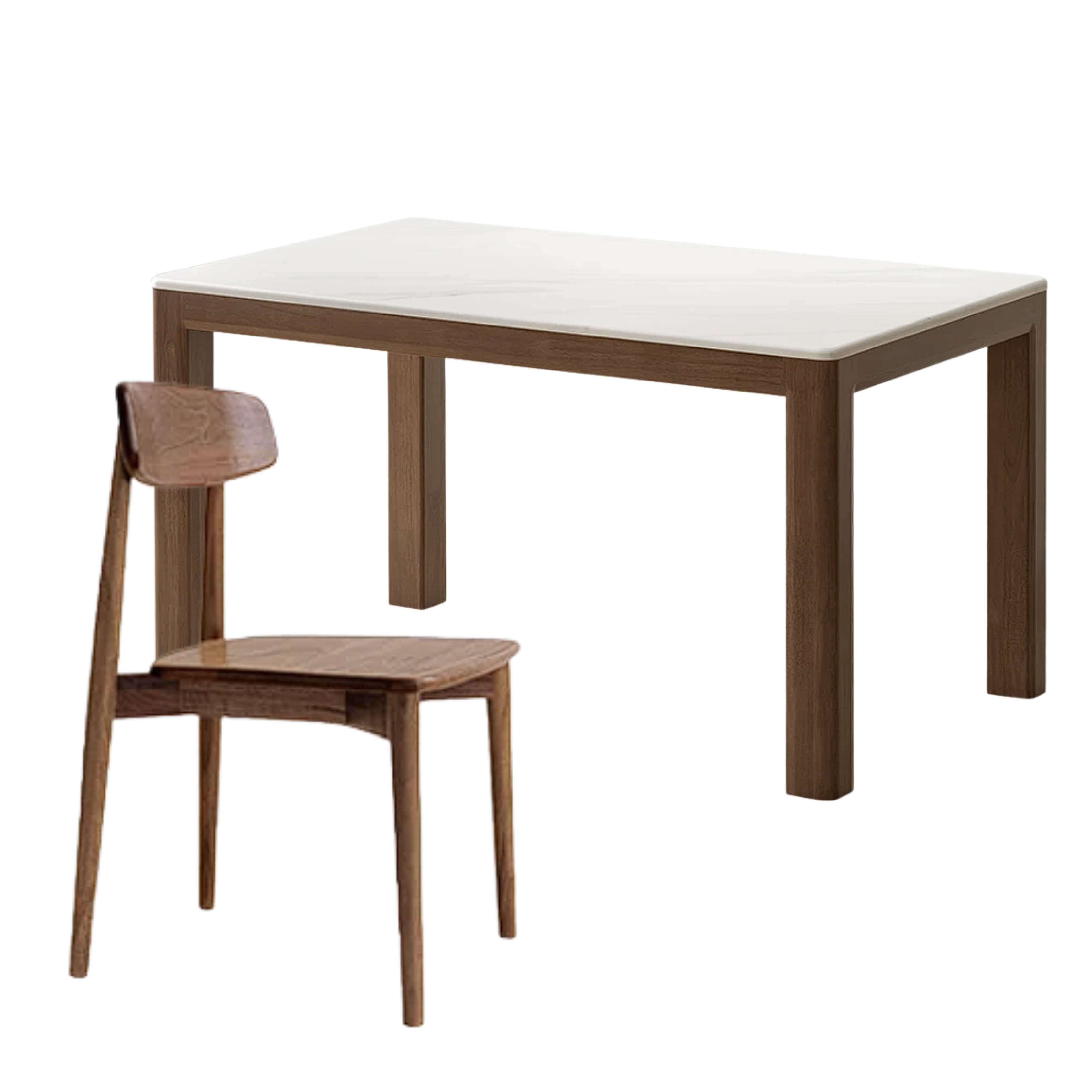 Oak Solid Wood Simple Shape Dining Table