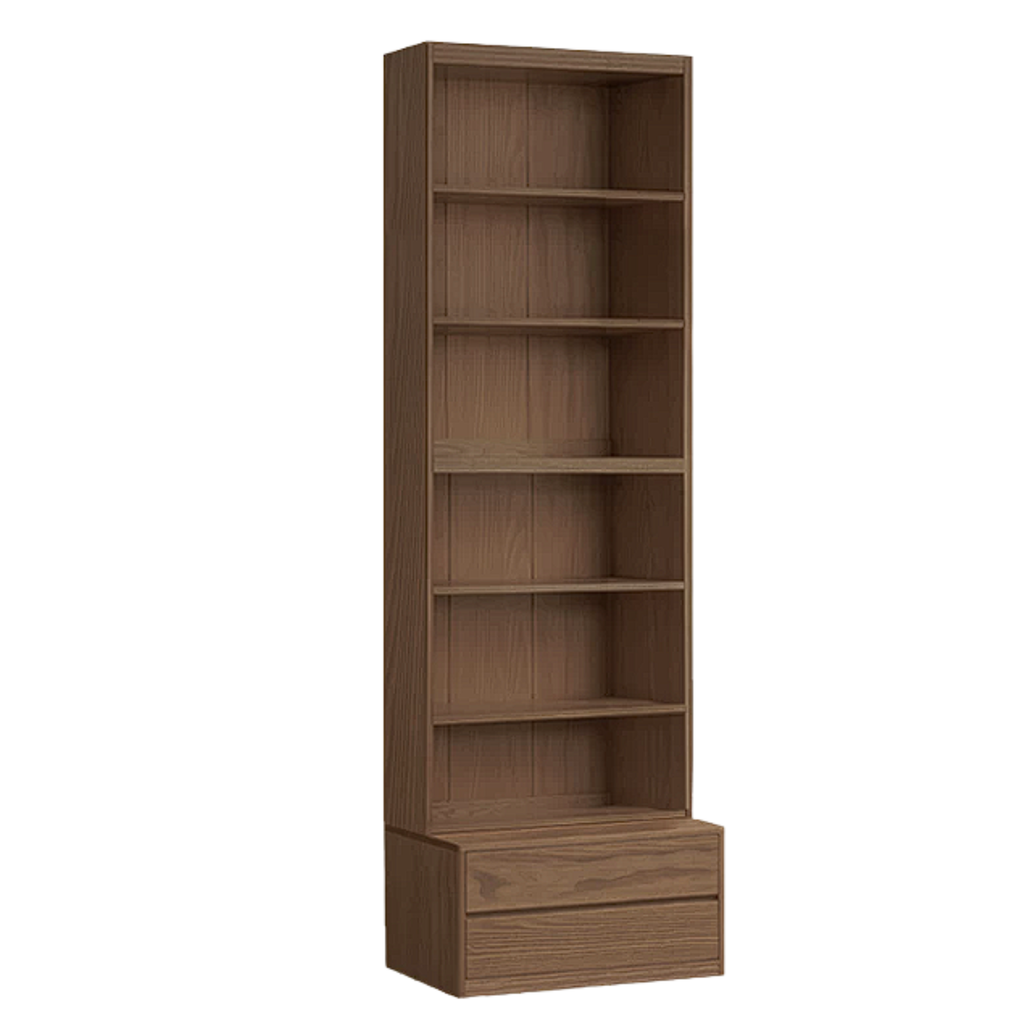 Sandalwood, Oak, Ash Solid Wood Combination Bookcase