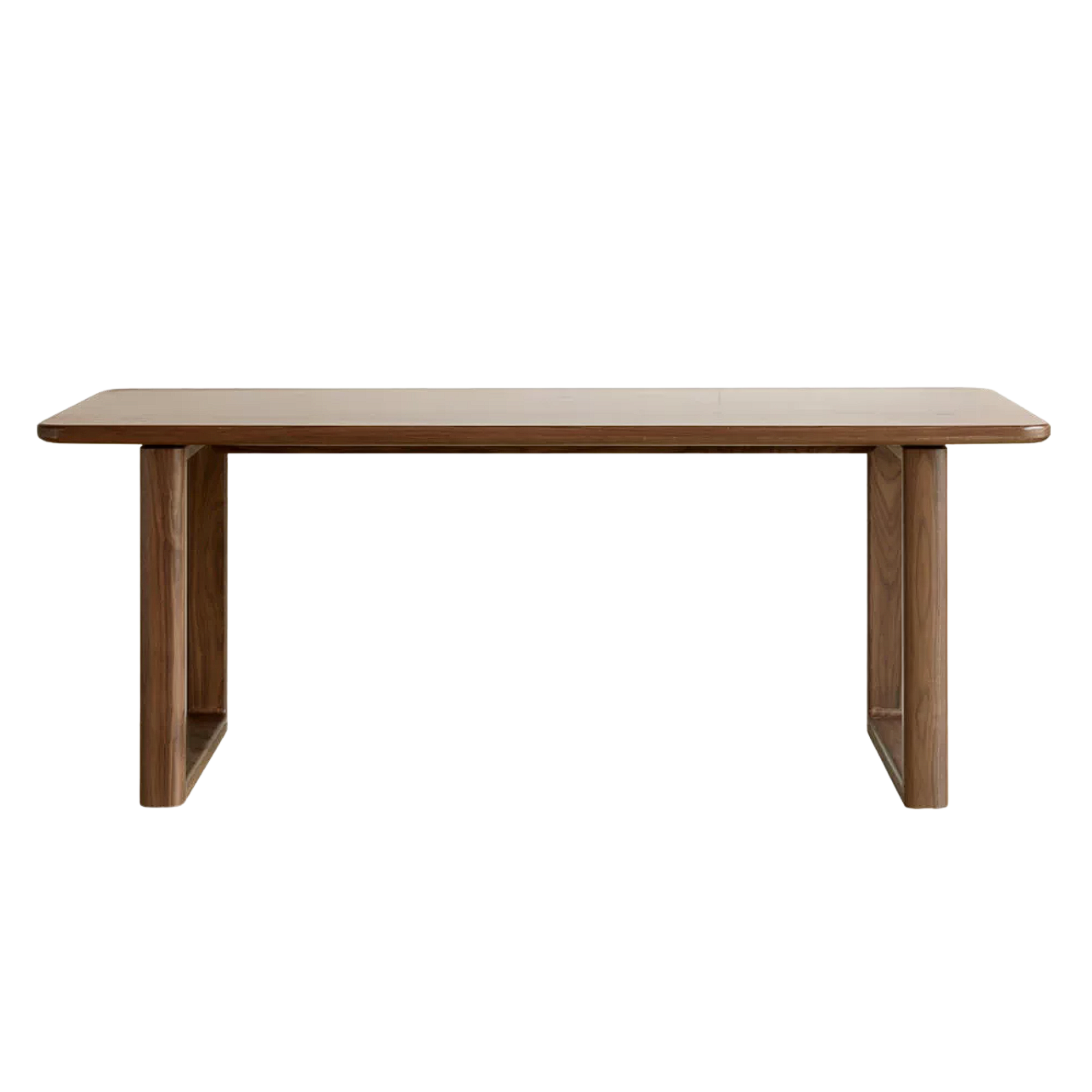 Oak, Ash, Sandalwood, Black Walnut Solid Wood Full Large Plate Dining Table