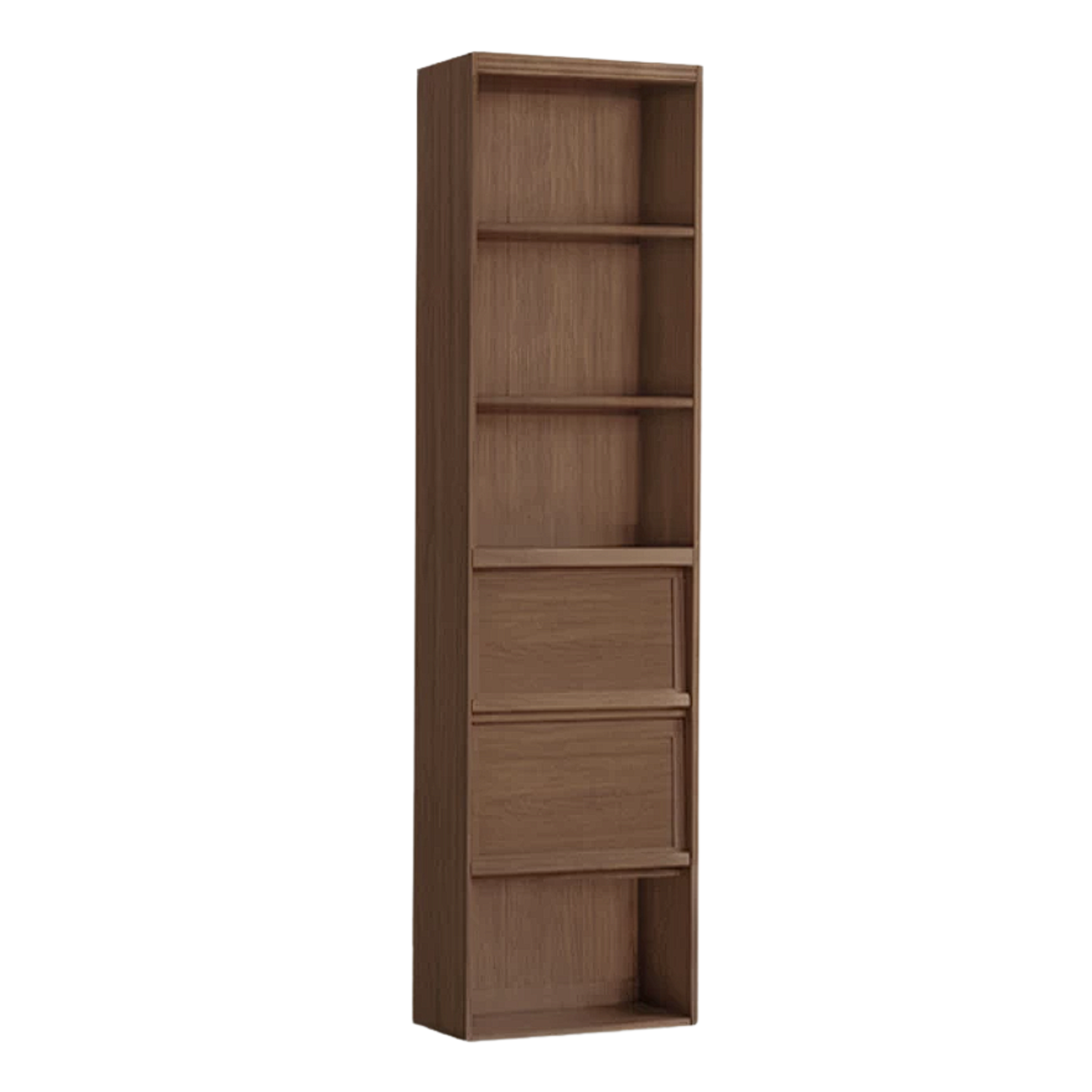 Sandalwood, Oak, Ash Solid Wood Combination Bookcase