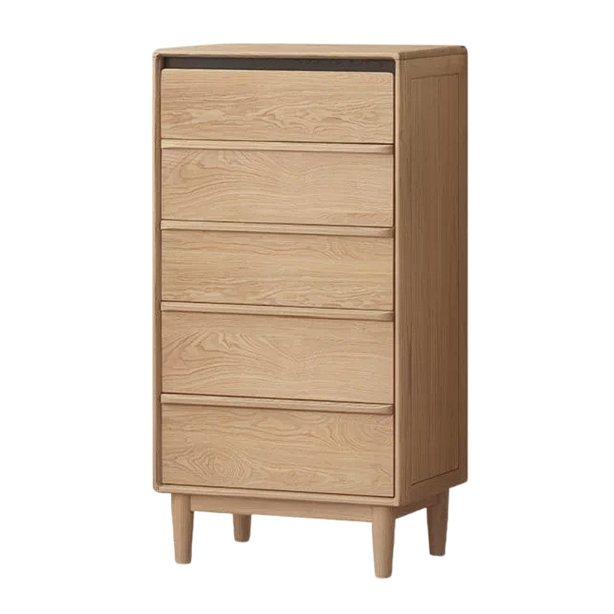 Oak, Ash Solid Wood Modern Storage  Drawer Cabinet