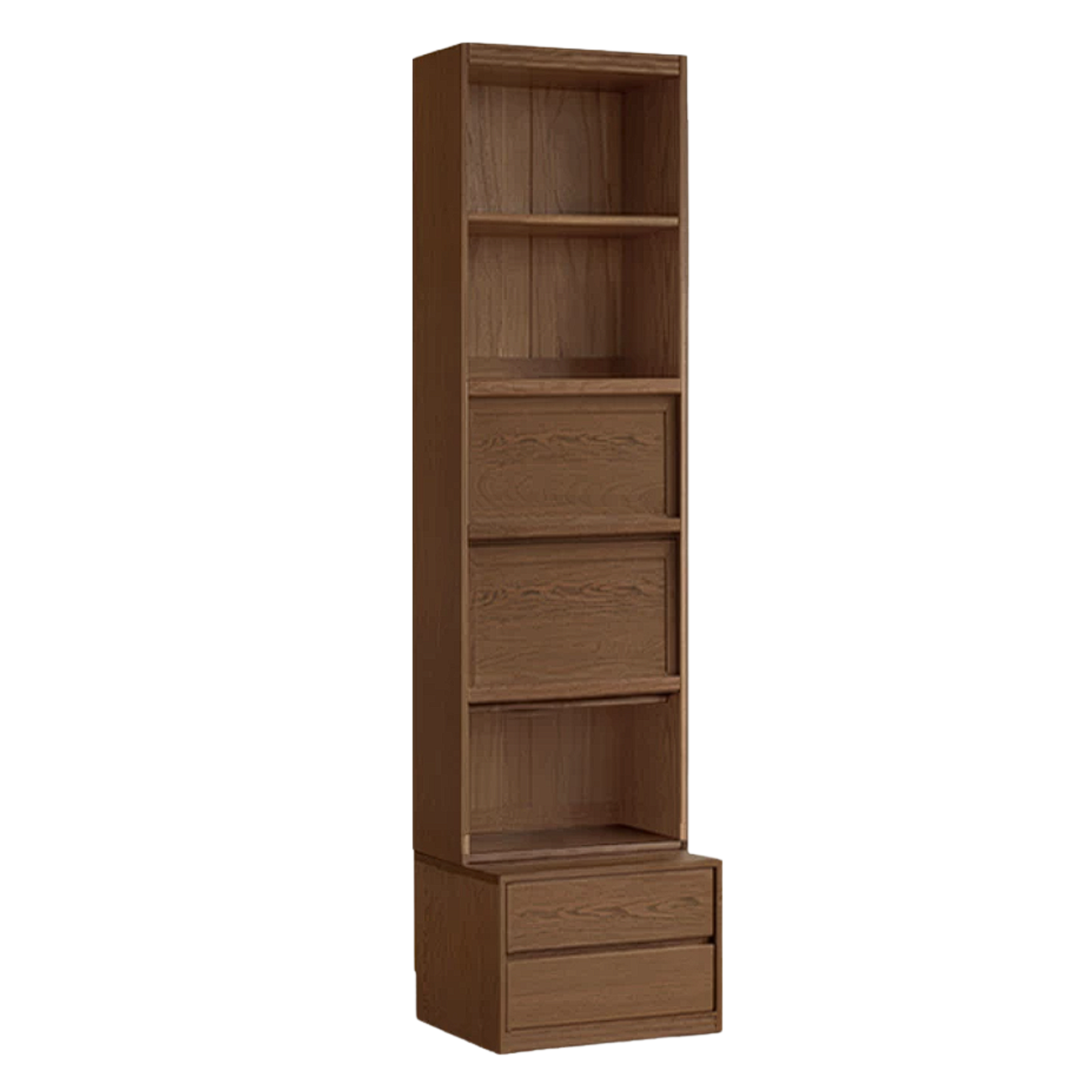 Sandalwood, Oak, Ash Solid Wood Combination Bookcase