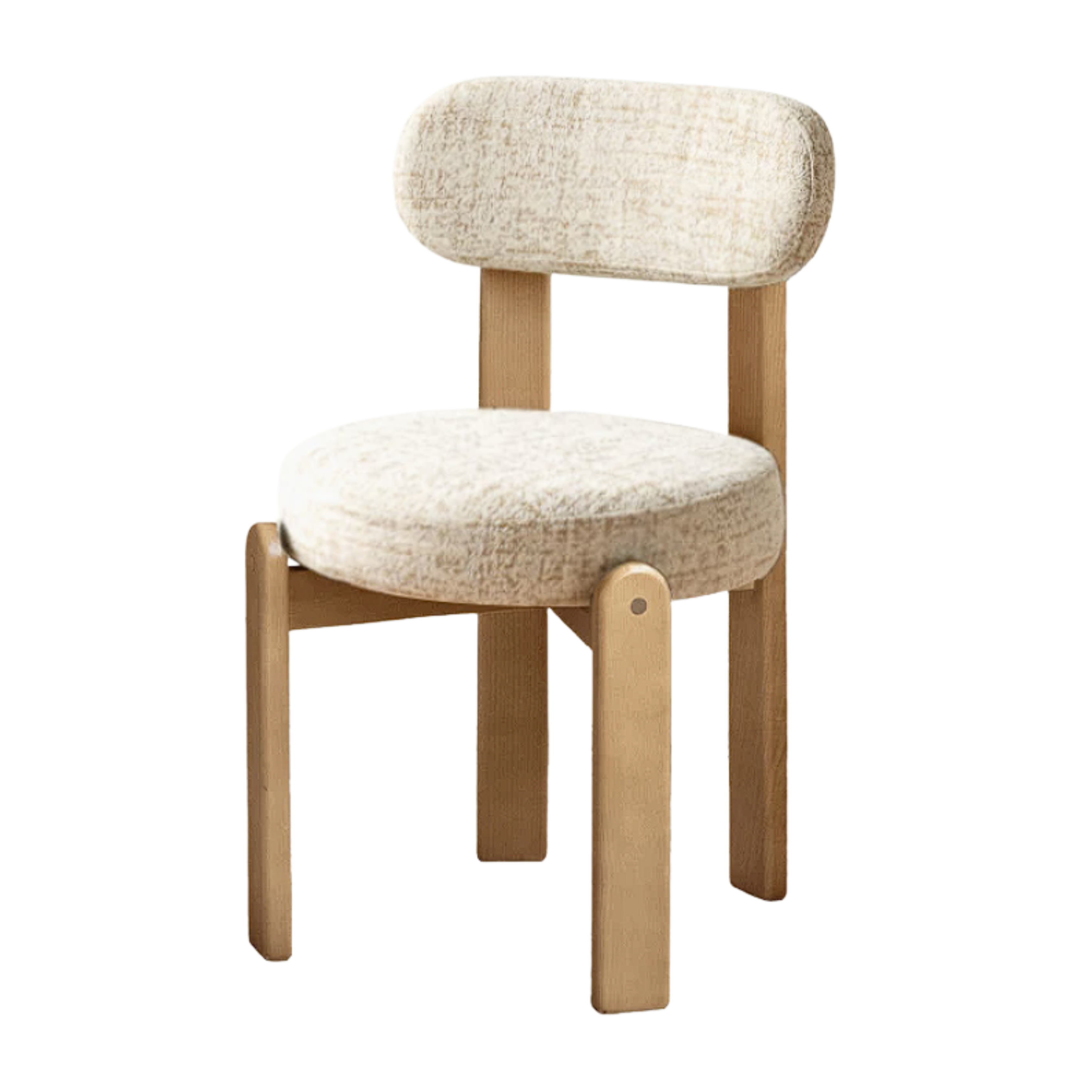 Set 4pcs Beech, Rubberwood, Black Walnut, Cherry Solid Wood French Antique Style Chair