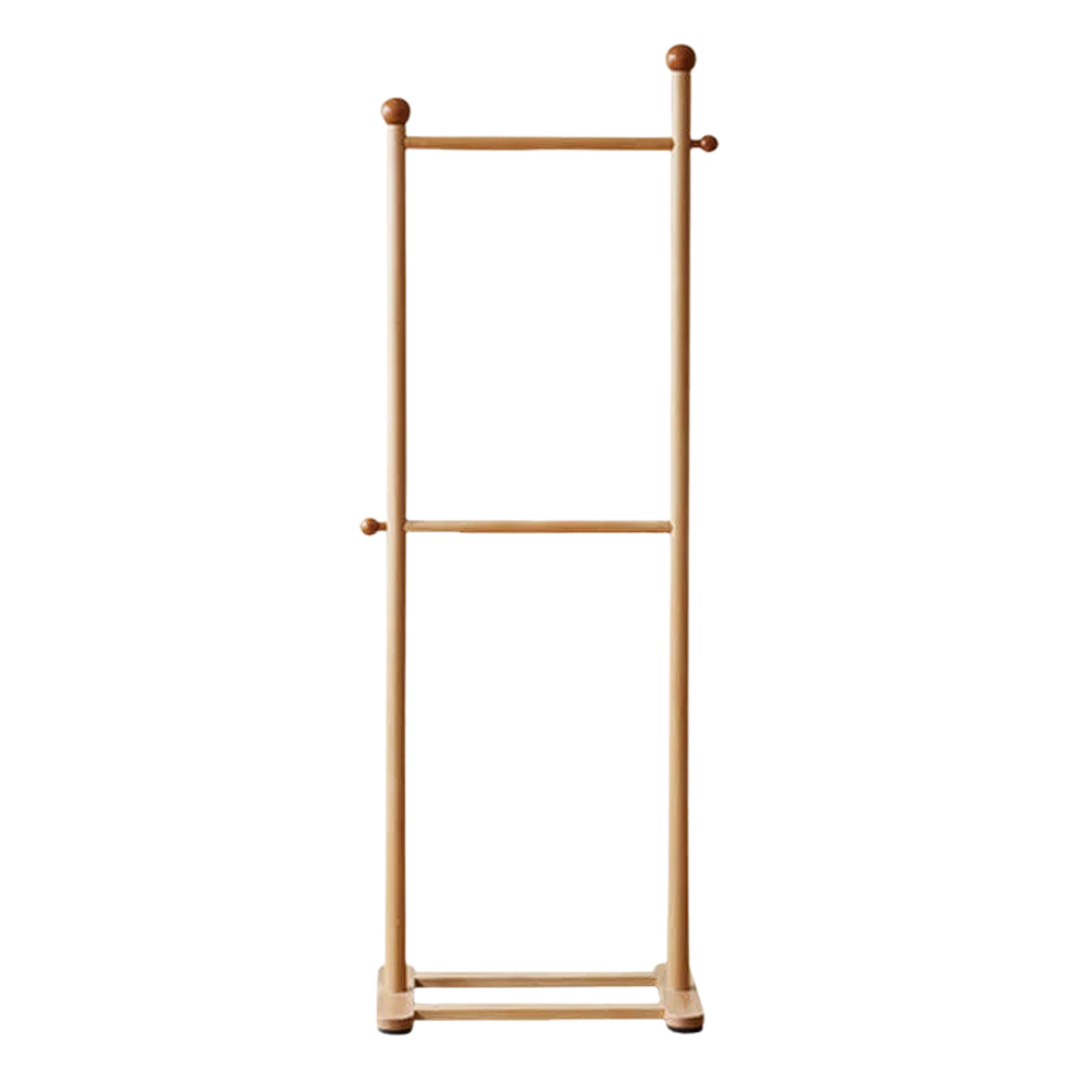 Beech, Rubberwood Solid Wood Kids Bedroom Hanger