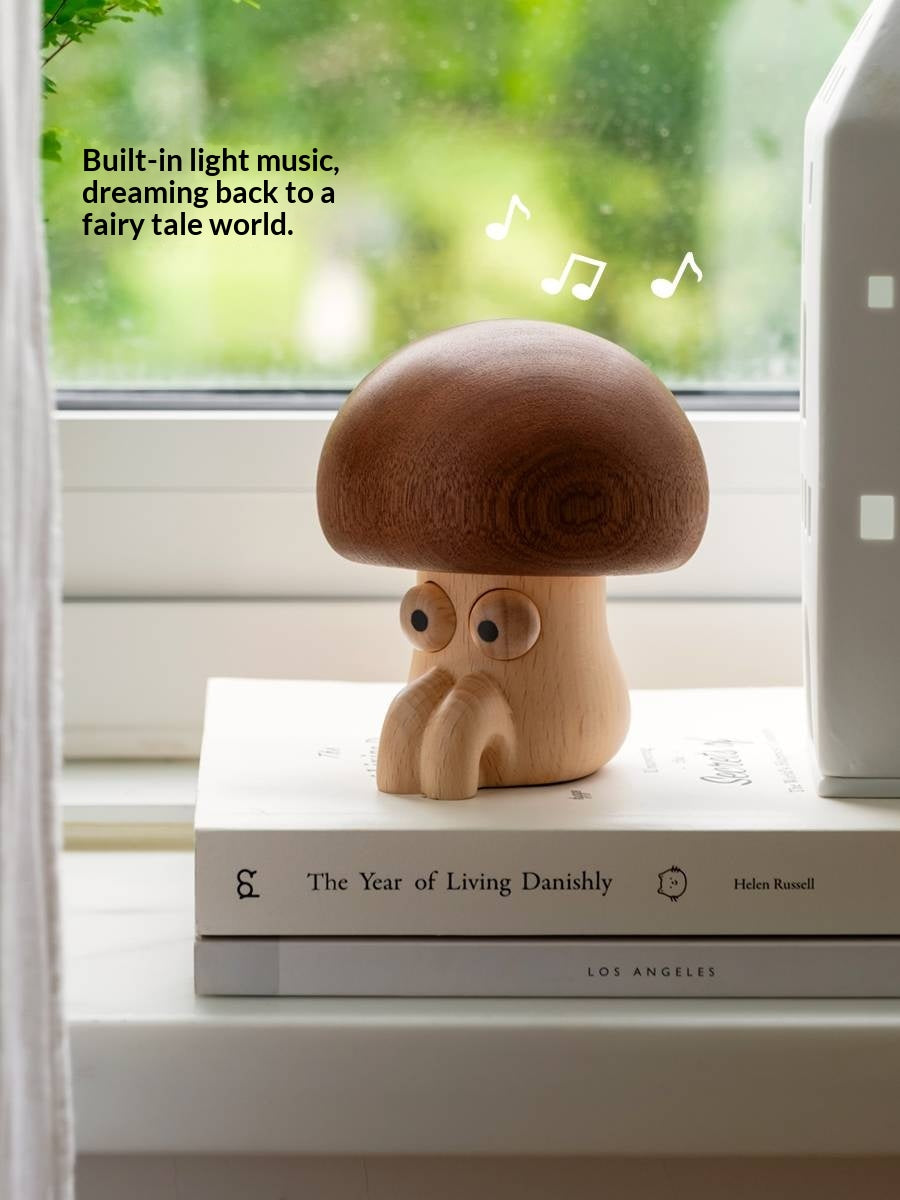 Beech Solid Wood Magic Mushroom Music Box