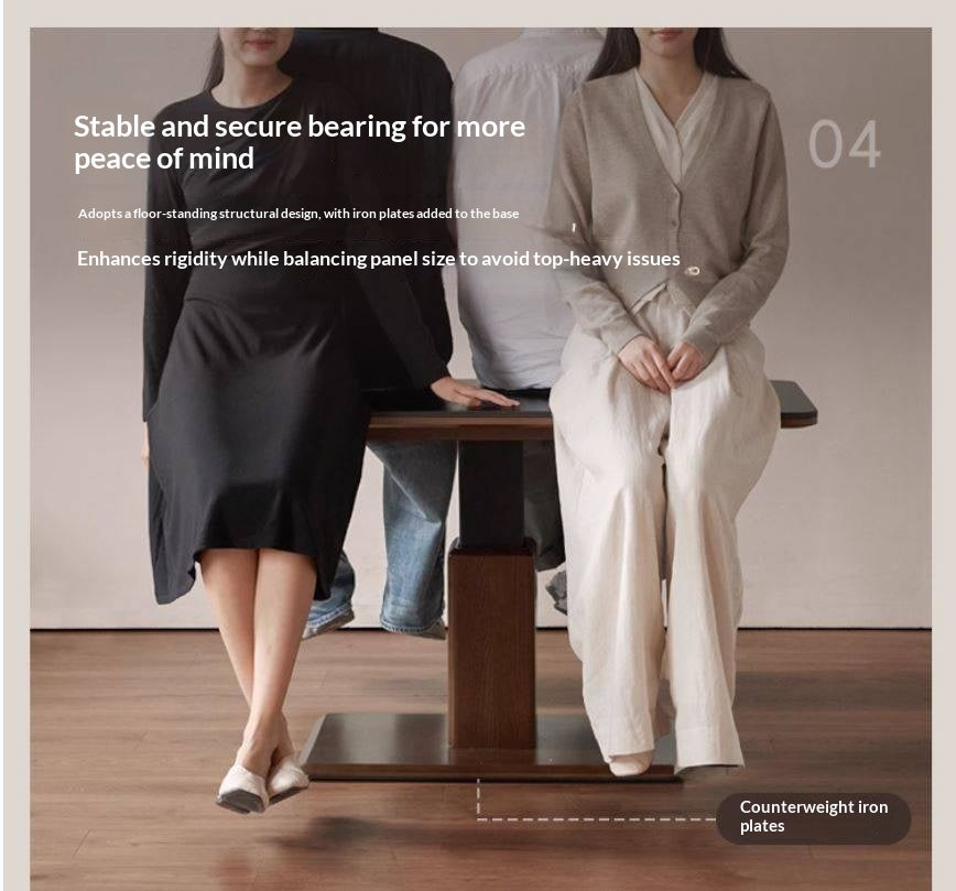 Oak Solid Wood Lifting Coffee Table