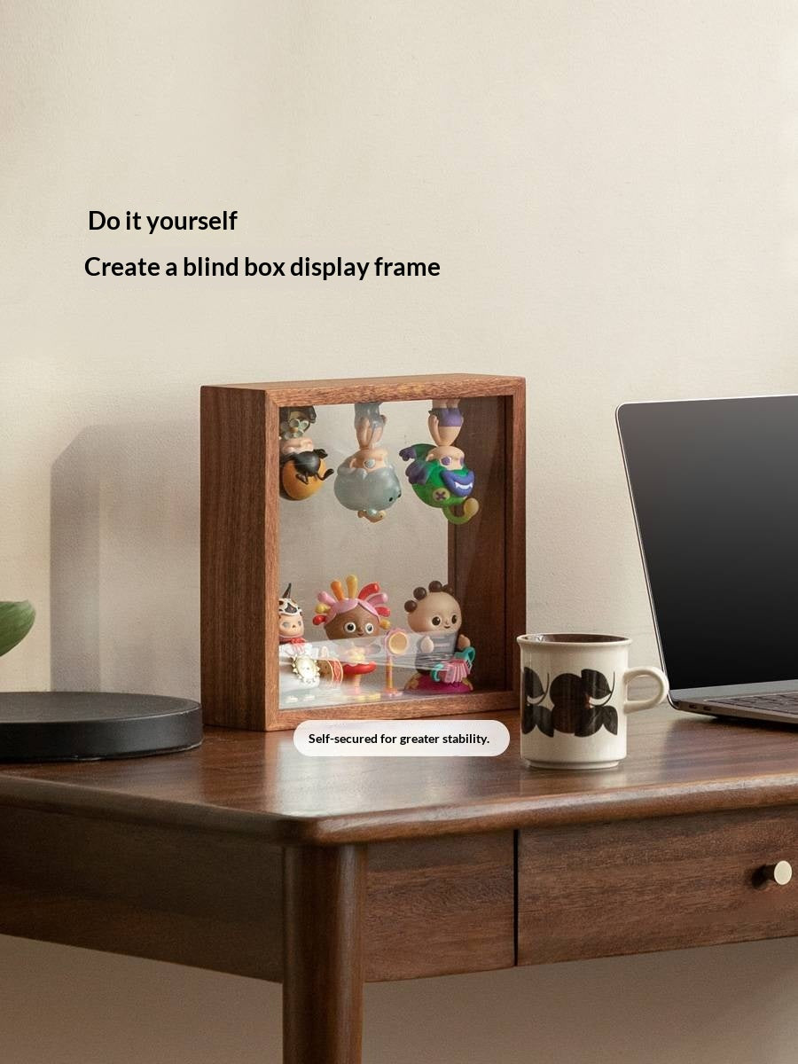 Beech, Sapele Solid Wood Nordic Hollow Photo Frame