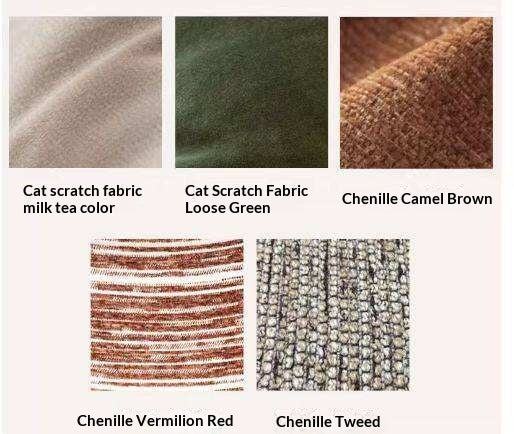 Modern fabric pouf, sofa stool and footrest