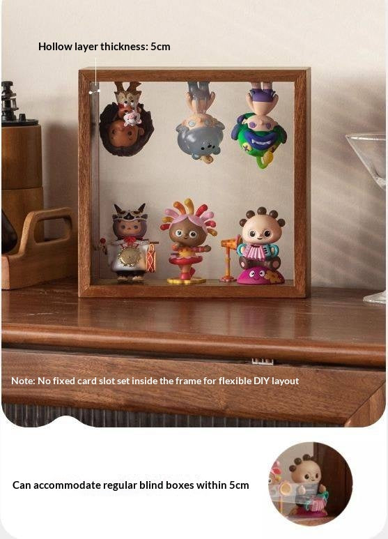 Beech, Sapele Solid Wood Nordic Hollow Photo Frame