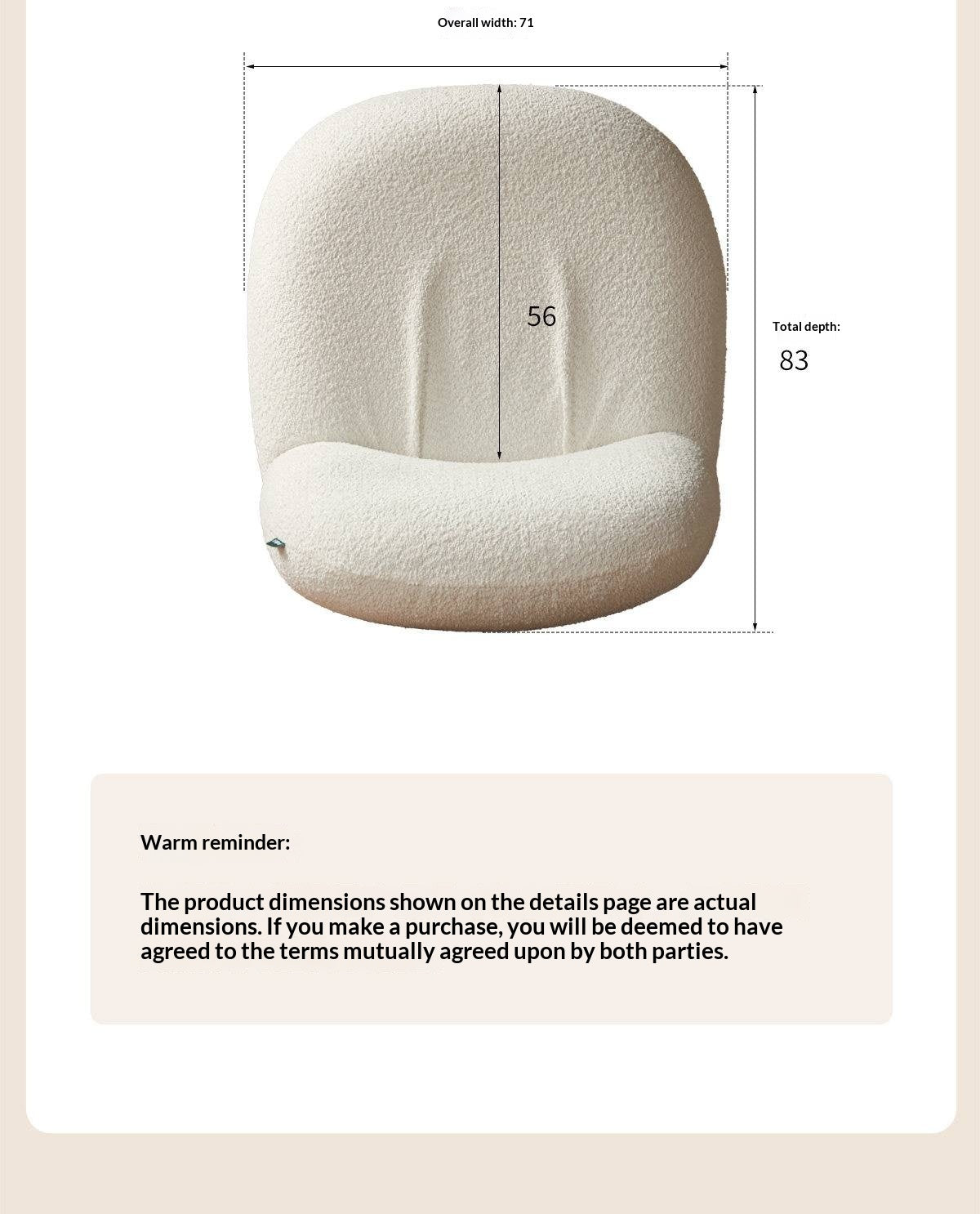 Fabric Modern Sydney-Inspired Lounge Chair