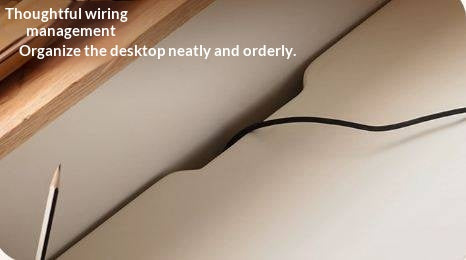 Solid RubberWood Wood Office Desk with Drawer