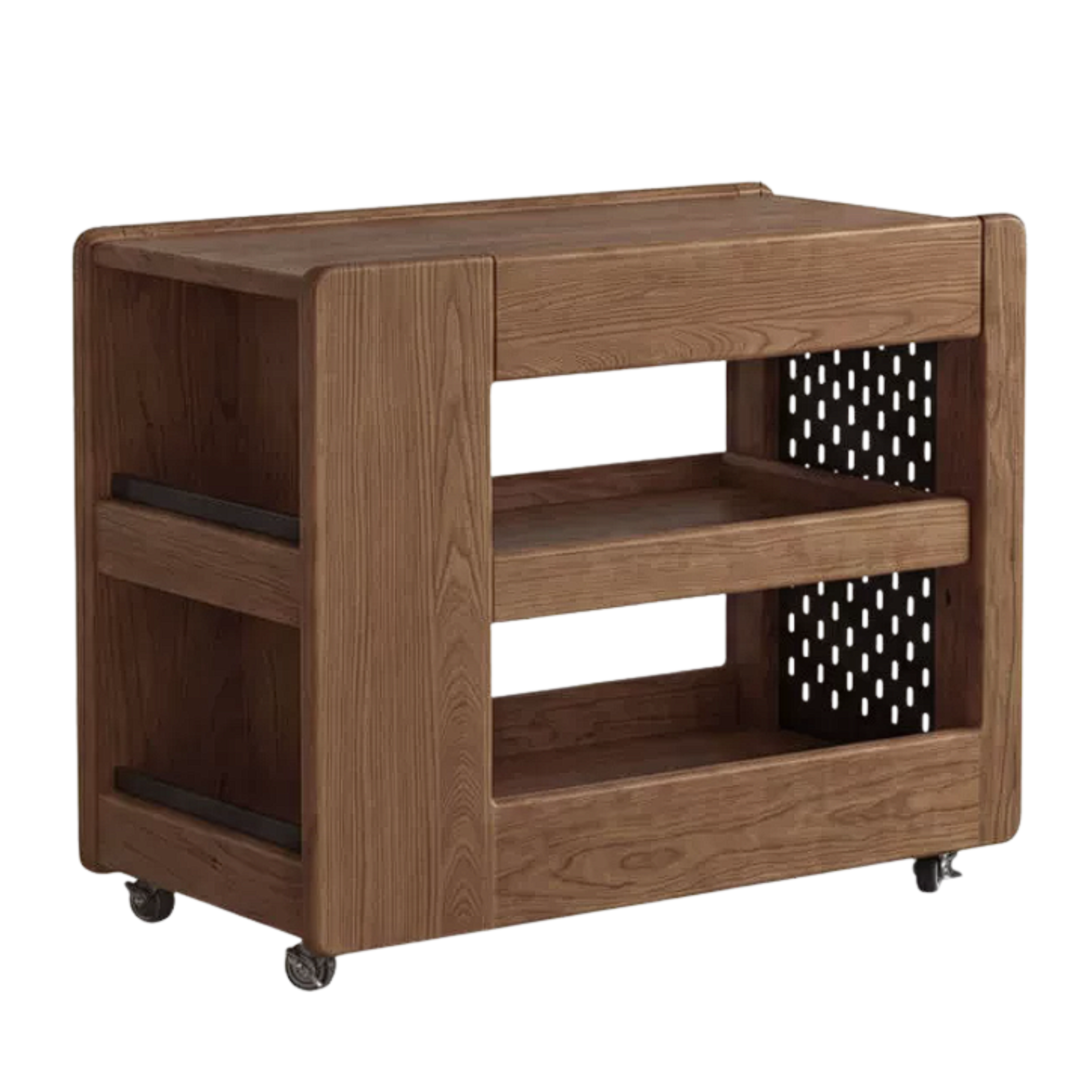 Black Walnut, Oak, Cherry Wood Solid Wood Luxury Corner Side Table