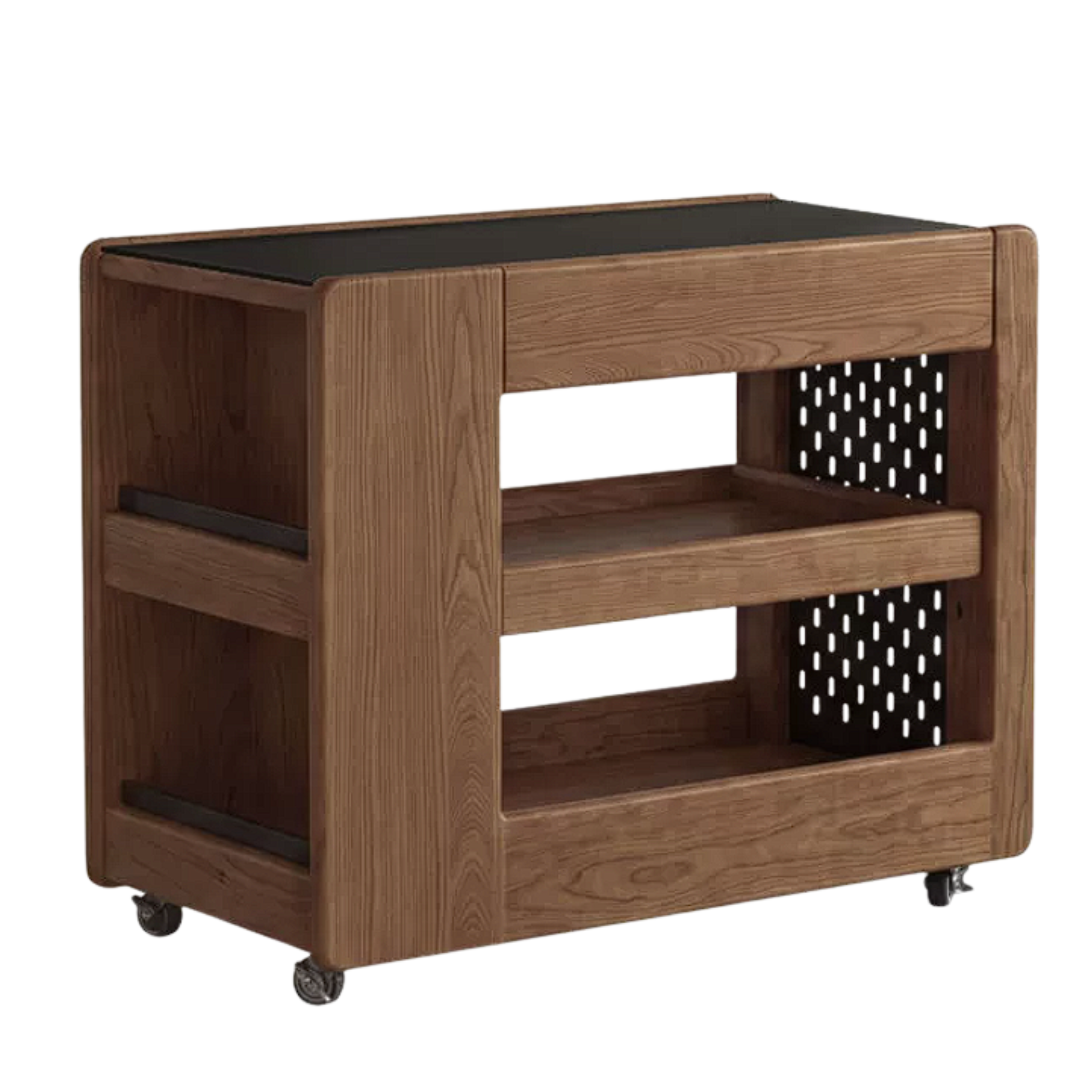 Black Walnut, Oak, Cherry Wood Solid Wood Luxury Corner Side Table