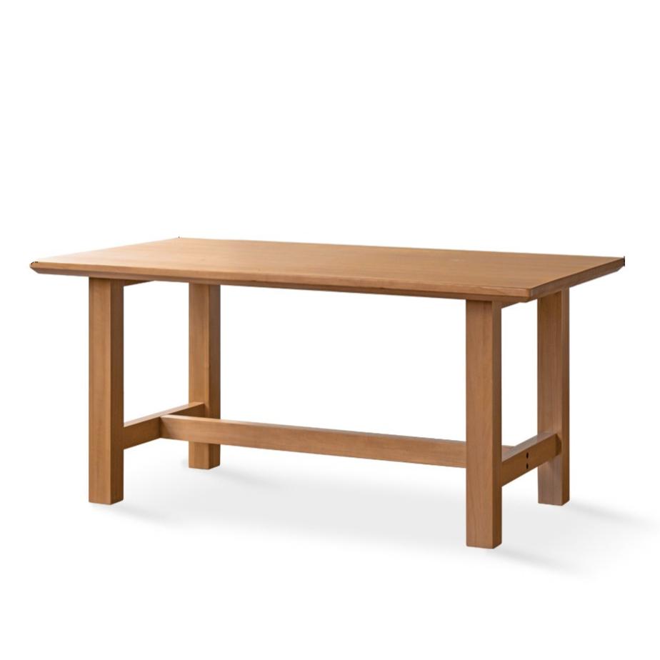 Poplar solid wood modern large board dining table