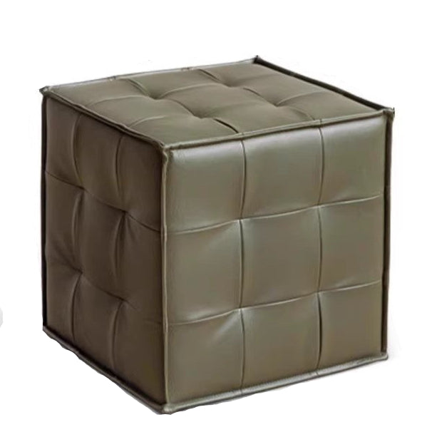 Leather modern makeup stool