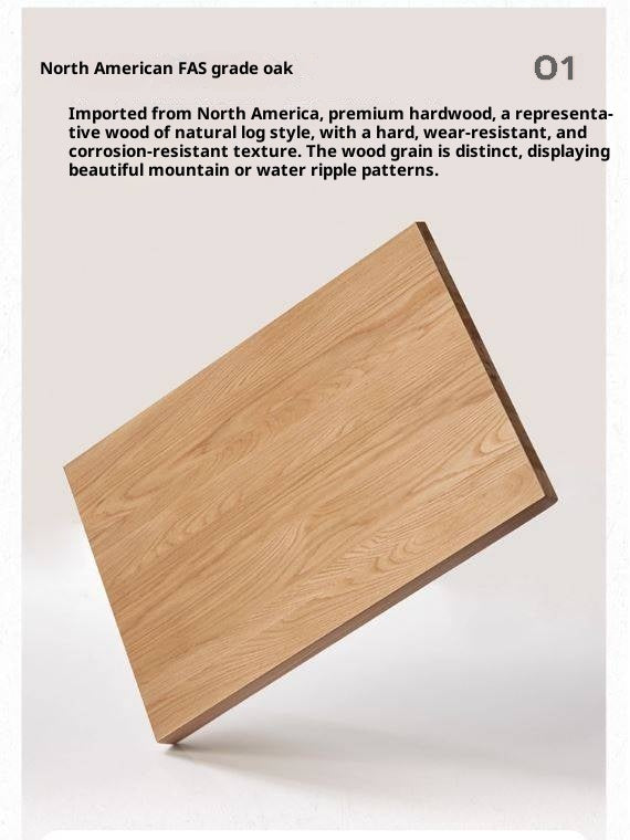 Oak Solid Wood Bauhaus Style Corner Bookshelf