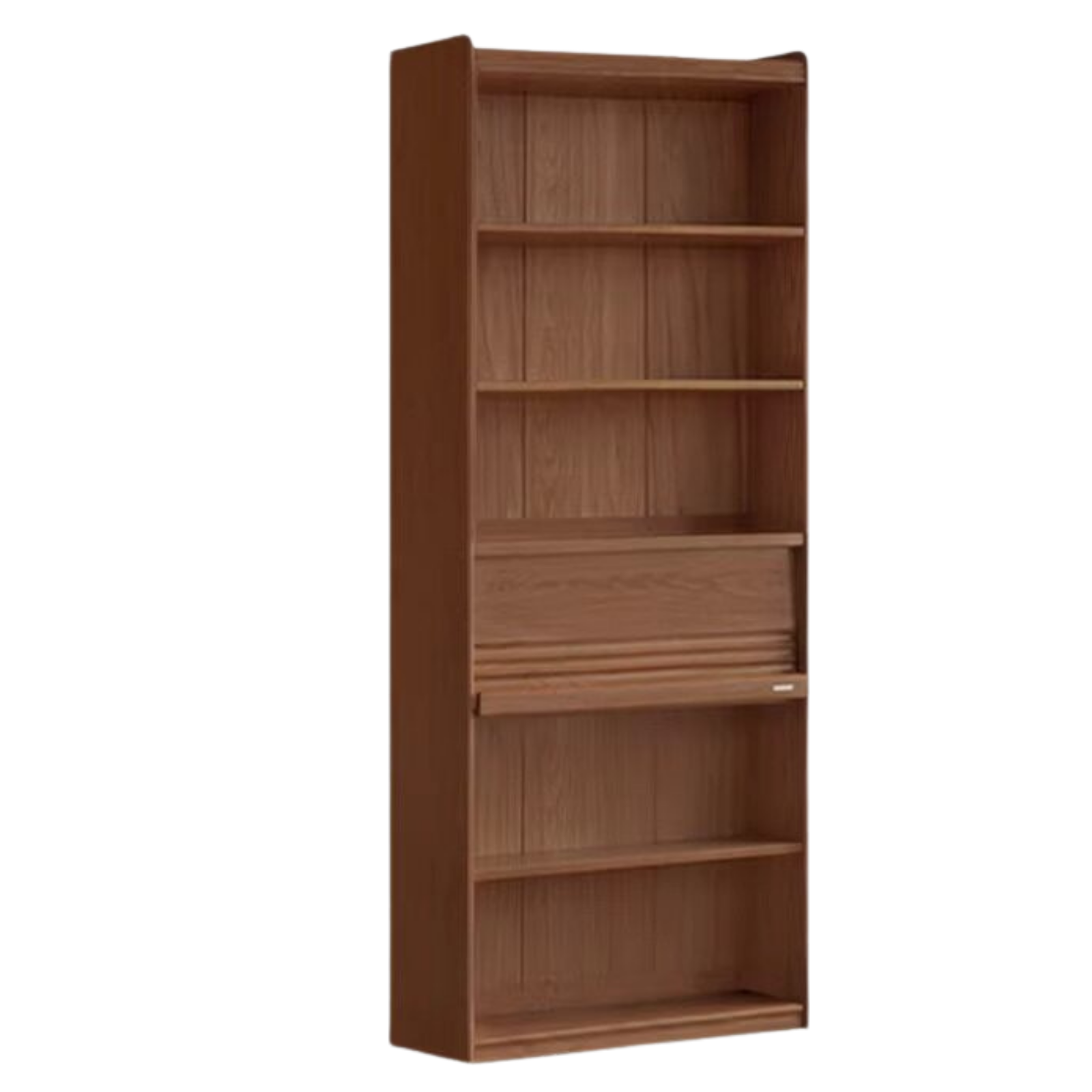 Black Walnut, Sandalwood, Oak, Ash Solid Wood Combination Bookcase with Floor Display and Luxury Storage