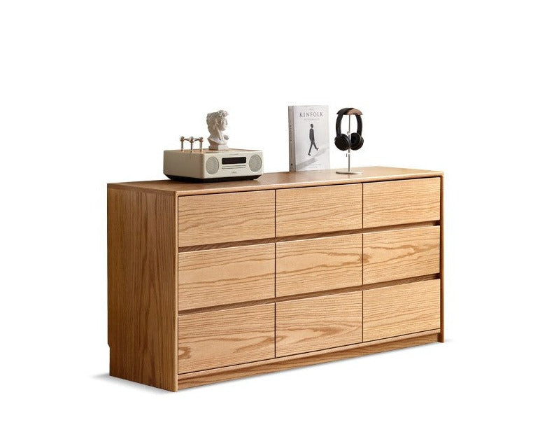 Oak Solid Wood Storage Drawer"
