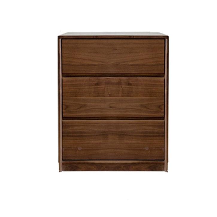 Black walnut solid wood retractable dressing table