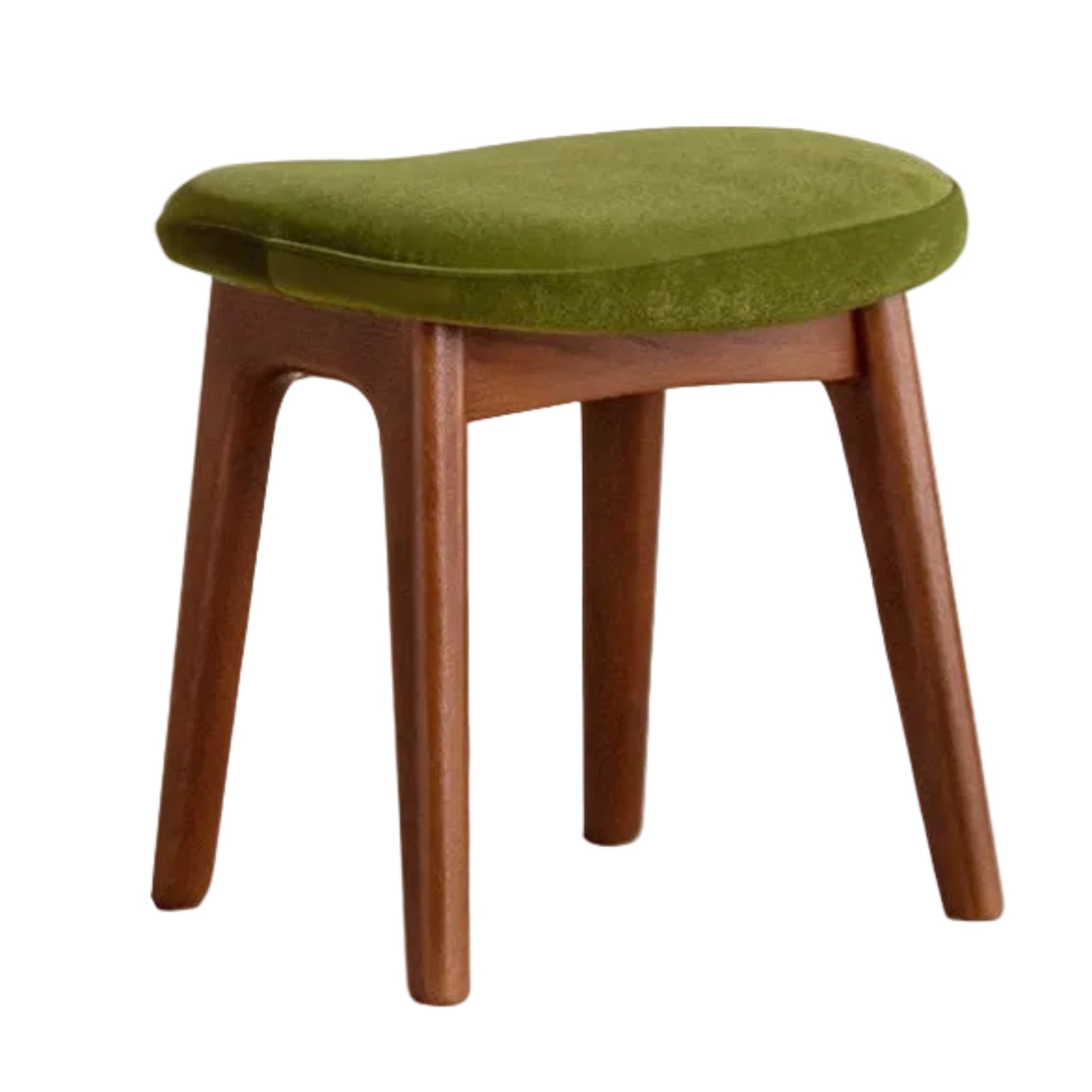 Oak, Cherry Solid Wood Makeup Soft Stool.