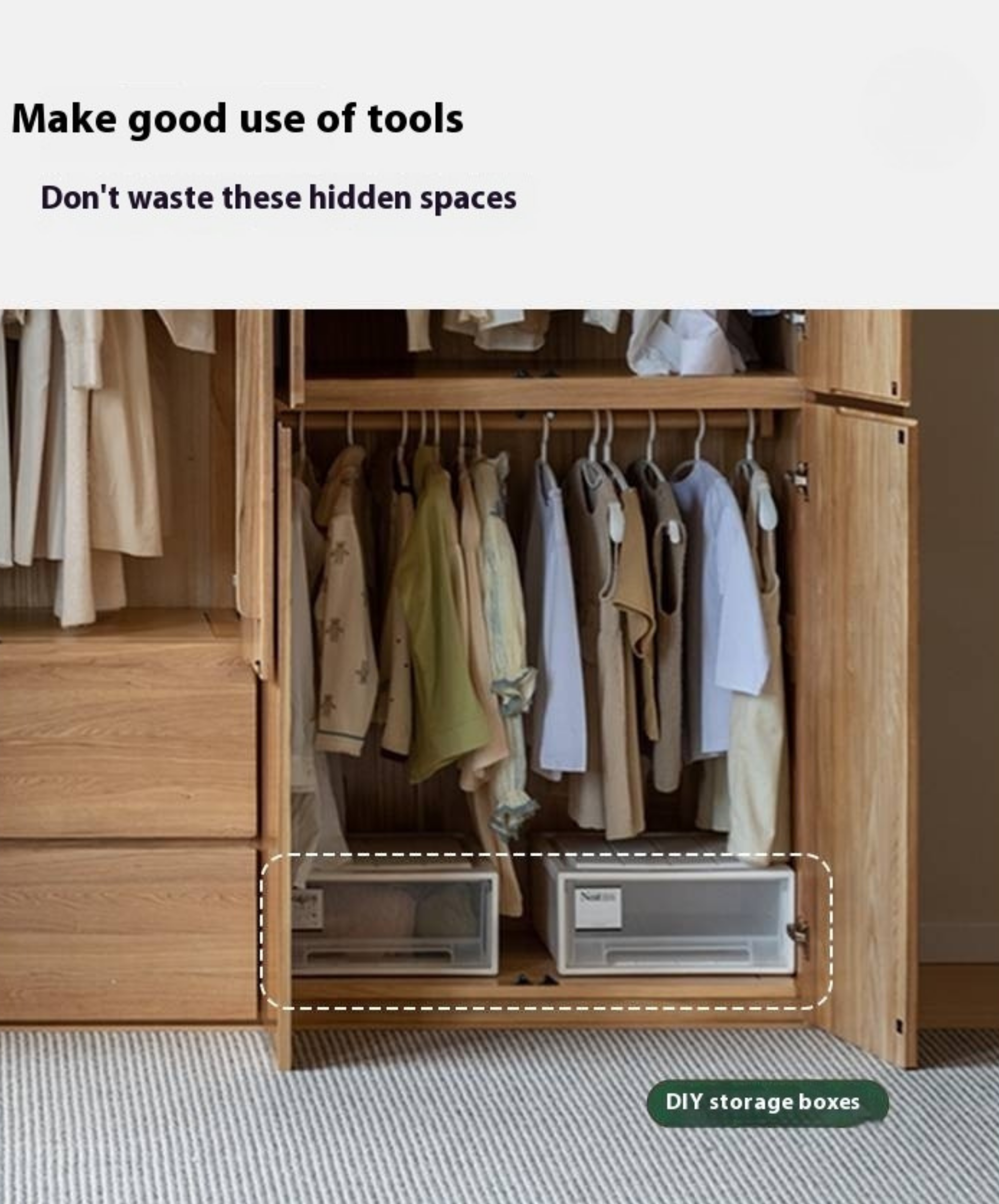Ash Solid Wood Open Door Storage Cabinet