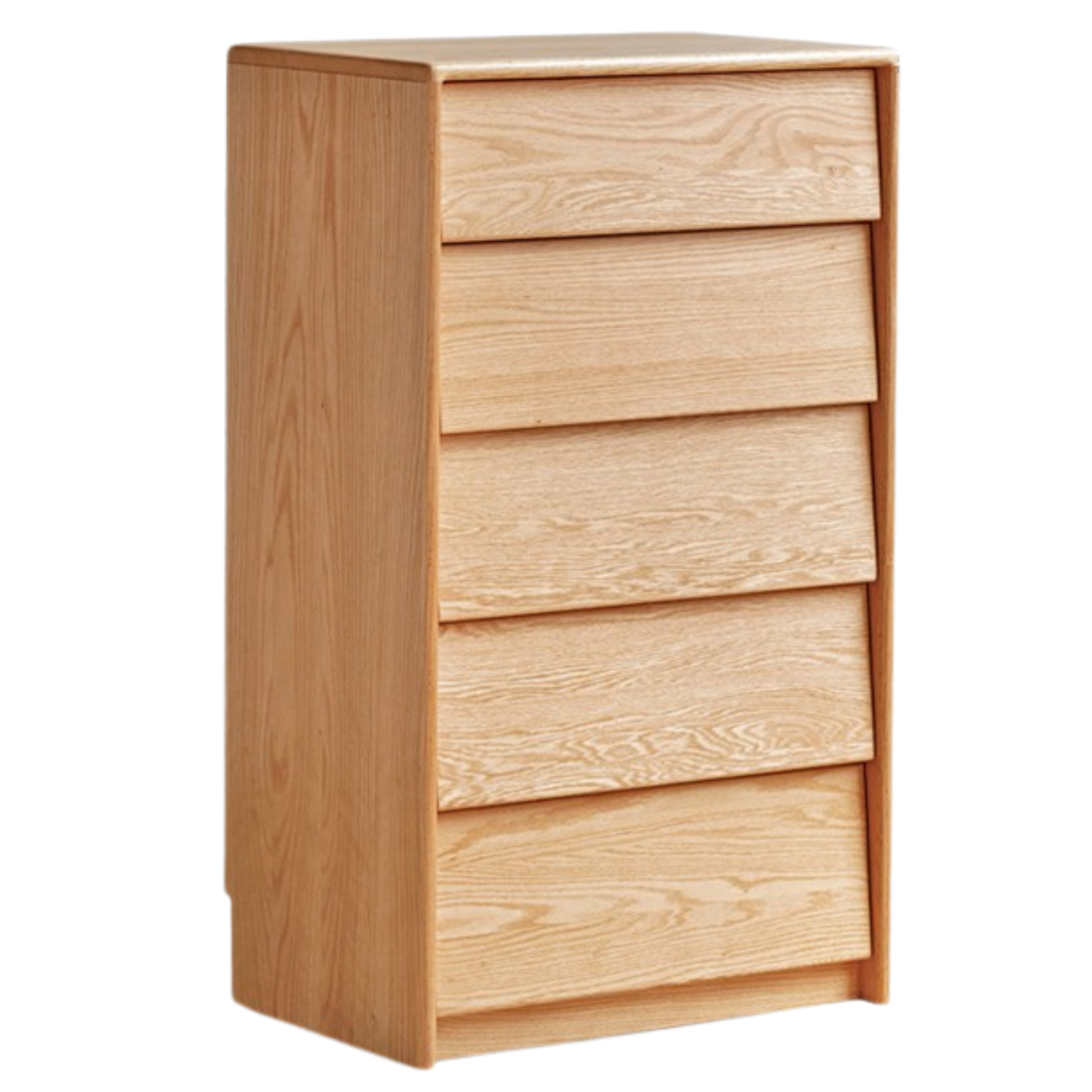 Oak Solid Wood slanted surface chest of drawers