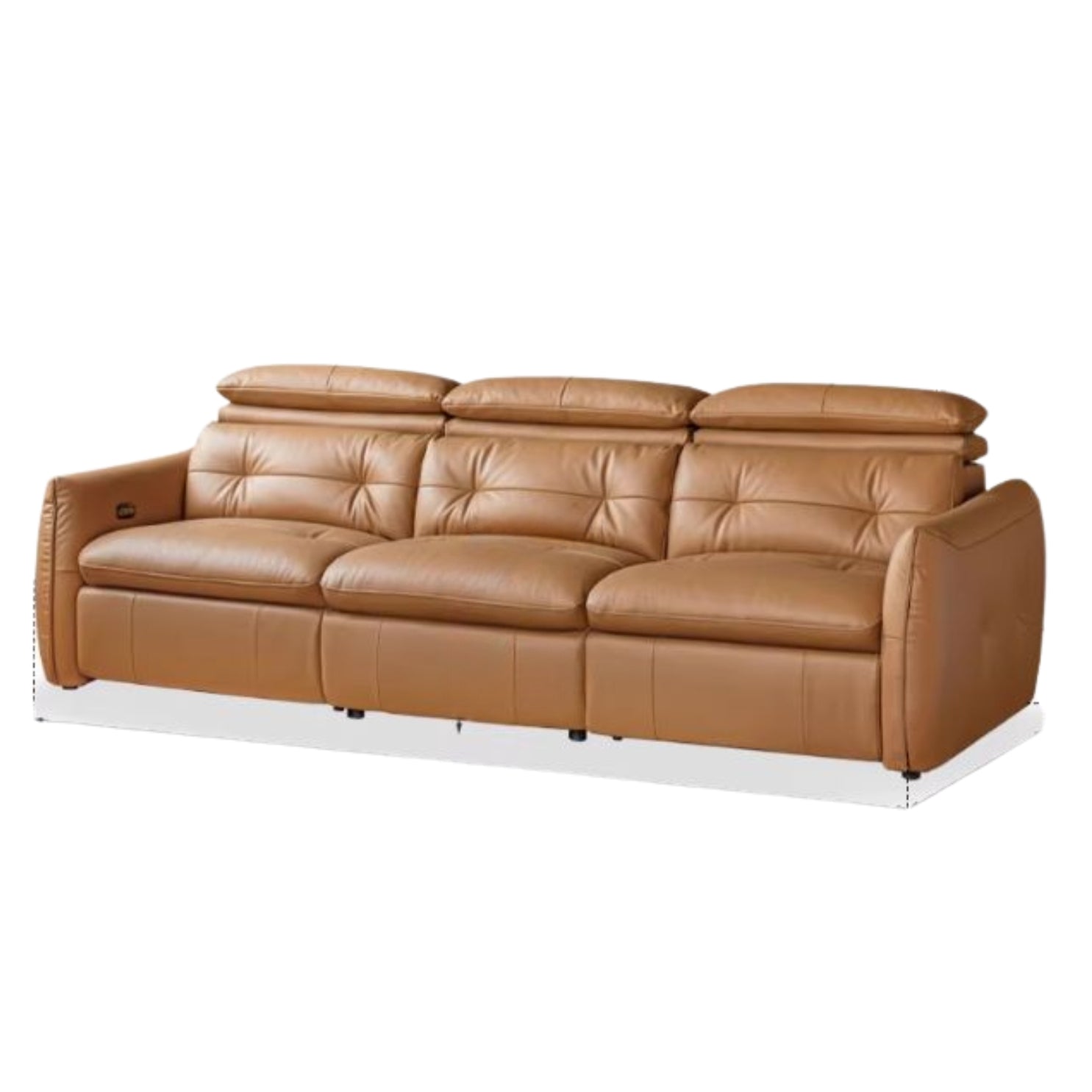 Leather Electric Luxury High Backrest Sofa