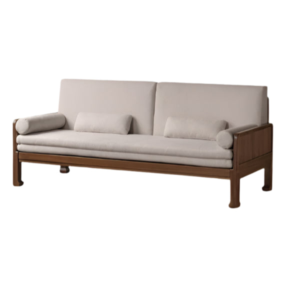 Black Walnut, Oak Solid Wood Foldable Sofa Bed