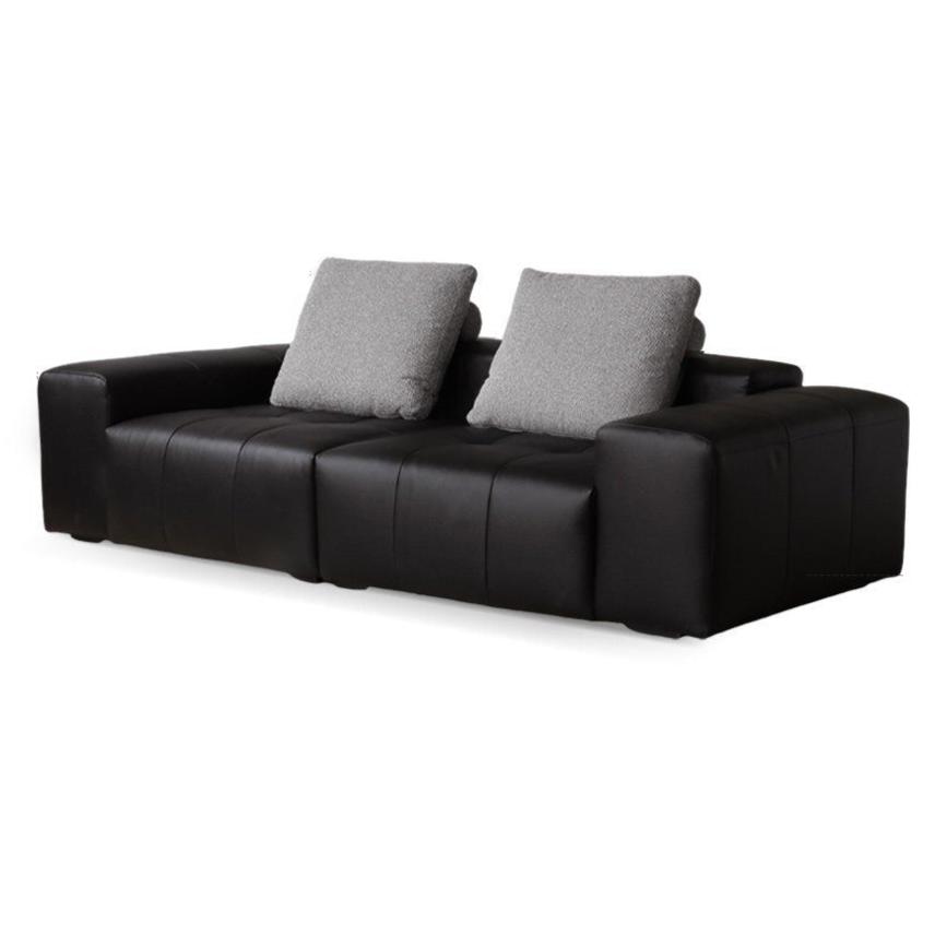 Leather Straight Italian Pixel Module Sofa