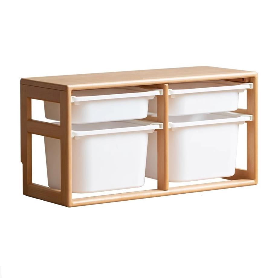 European Beech Solid Wood Children's Storage Rack