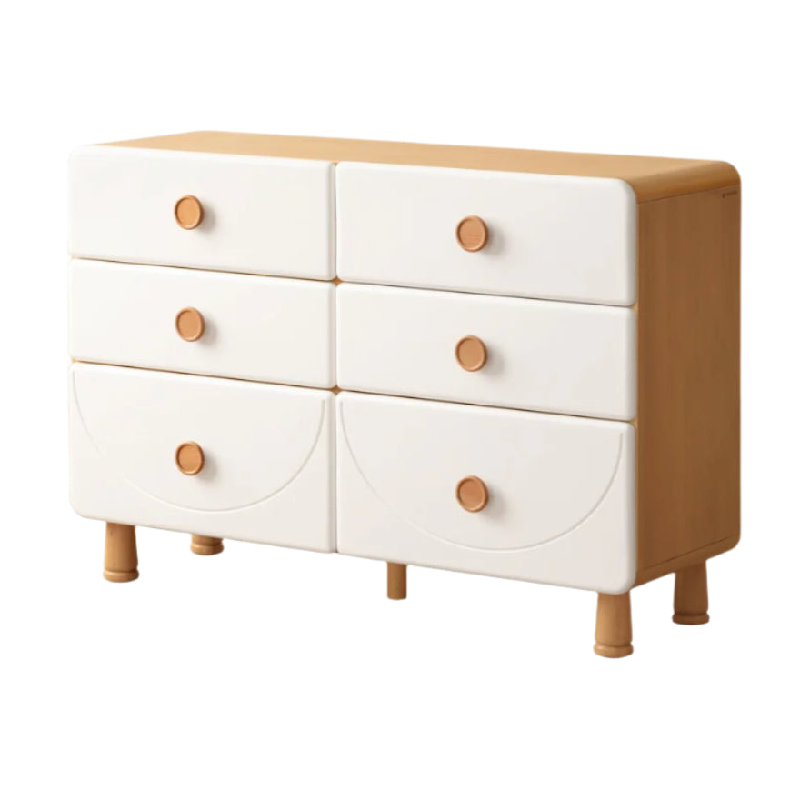 Beech Solid Wood Children's Modern Storage Cabinet