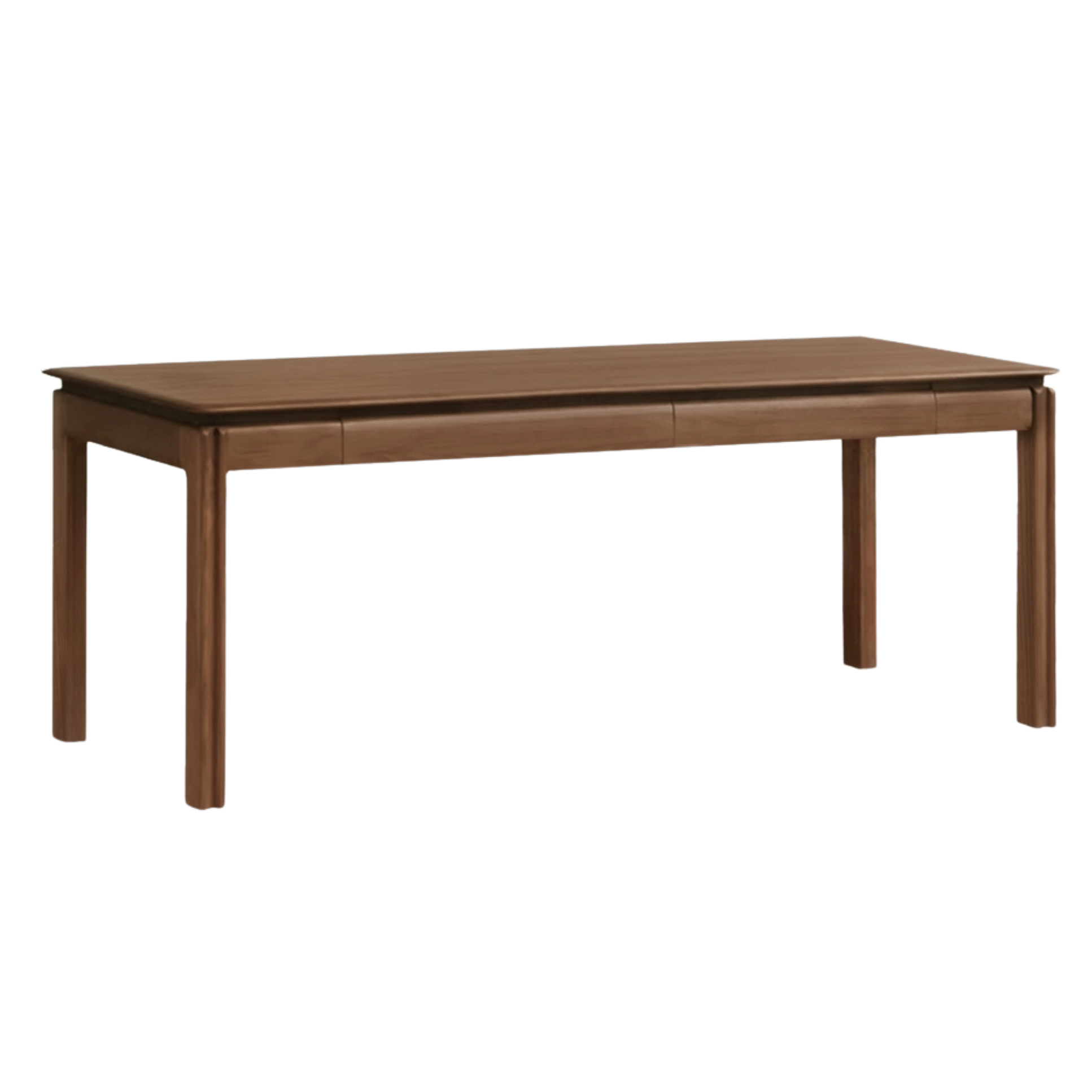 Black Walnut, Ash, Sandalwood Solid Wood Modern Large Office Table