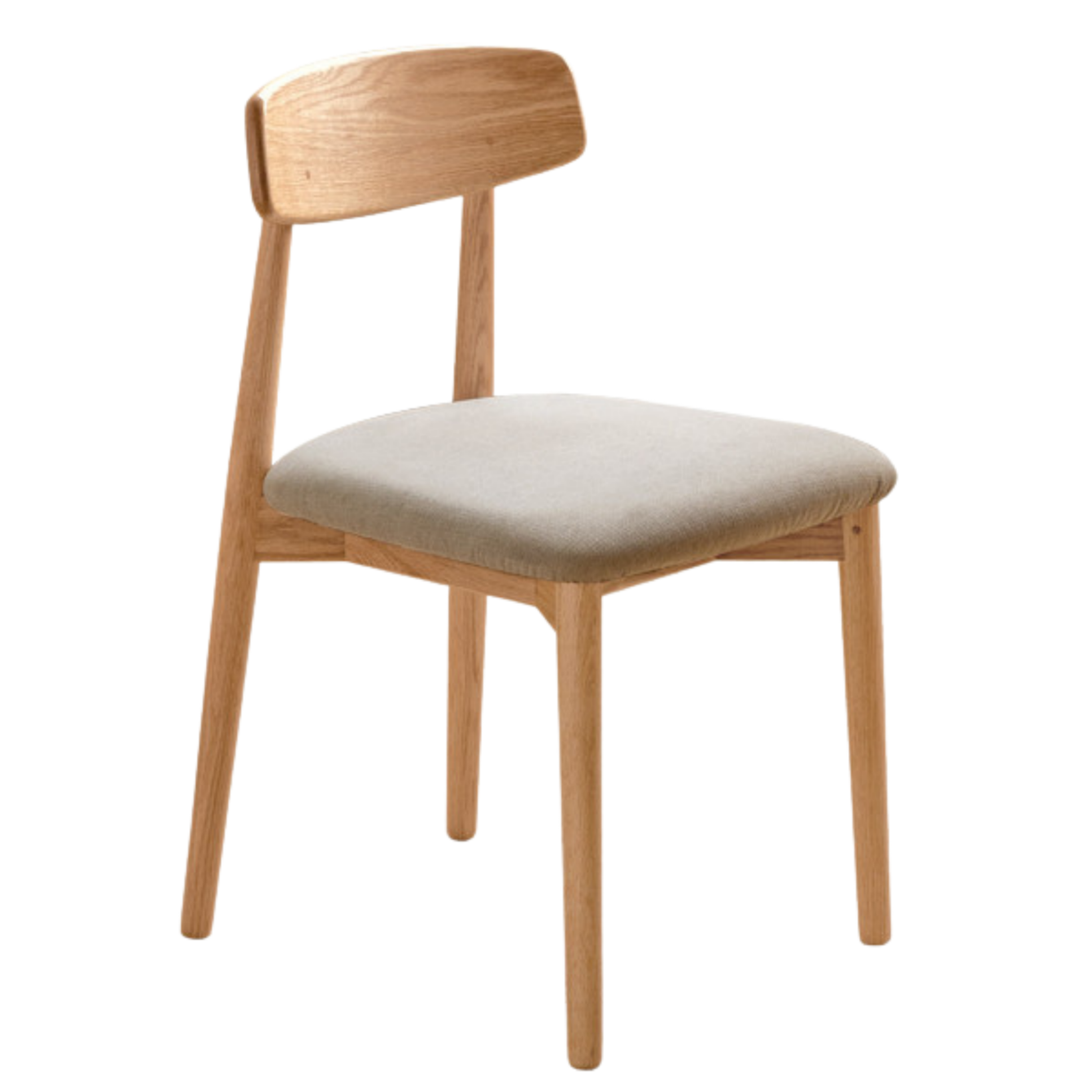 4 pcs set  Black Walnut, Ash, Oak, Beech, Cherry Solid Wood Simple Modern-Dining Chair