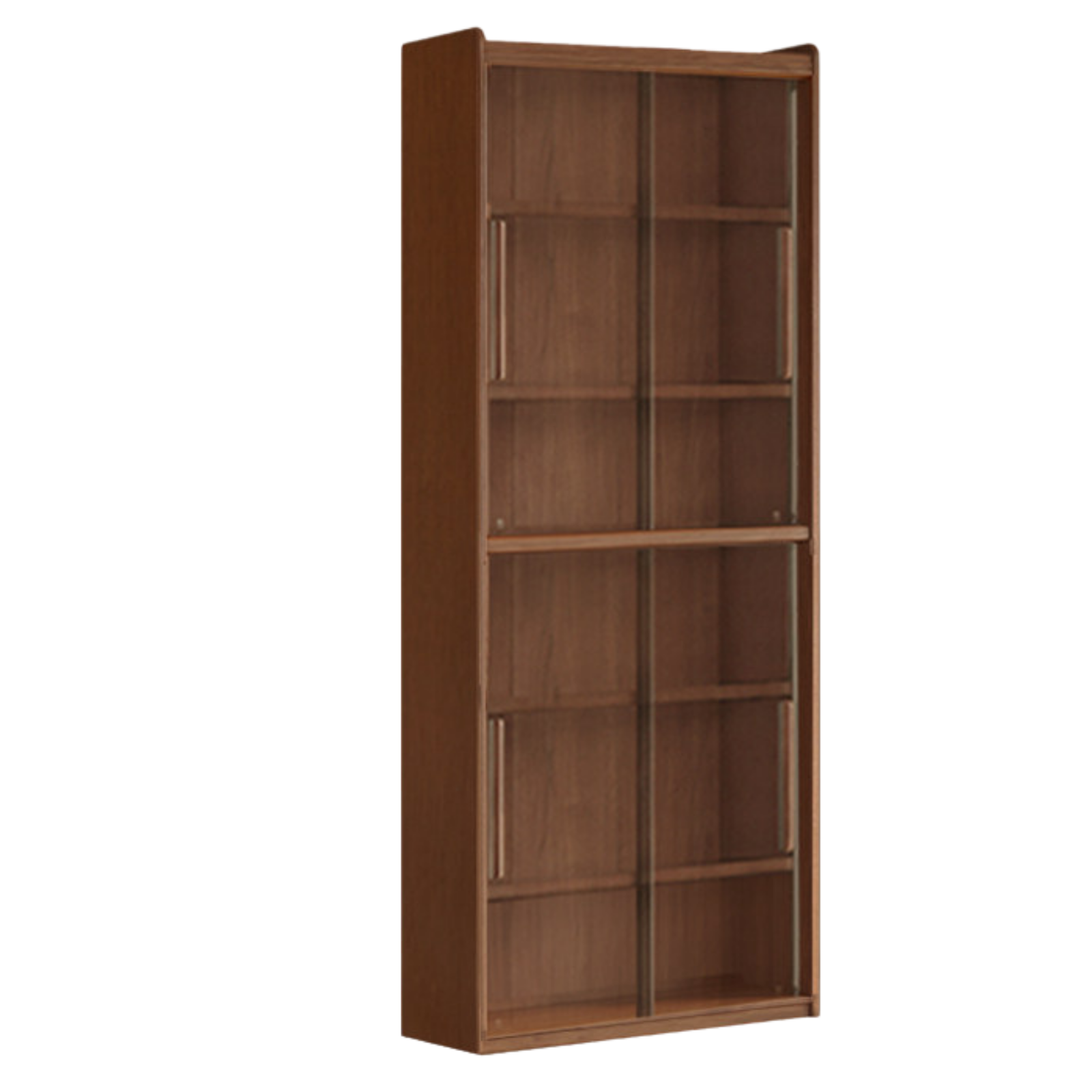 Black Walnut, Sandalwood, Oak, Ash Solid Wood Combination Bookcase with Floor Display and Luxury Storage