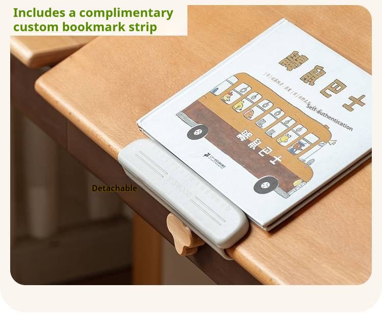 Beech Solid Wood Adjustable Height-Adjustable Study Desk