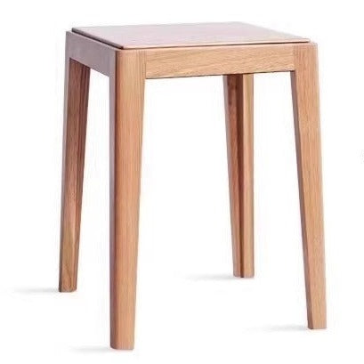 2pcs - Solid Wood Foldable Nordic Square  Stool: