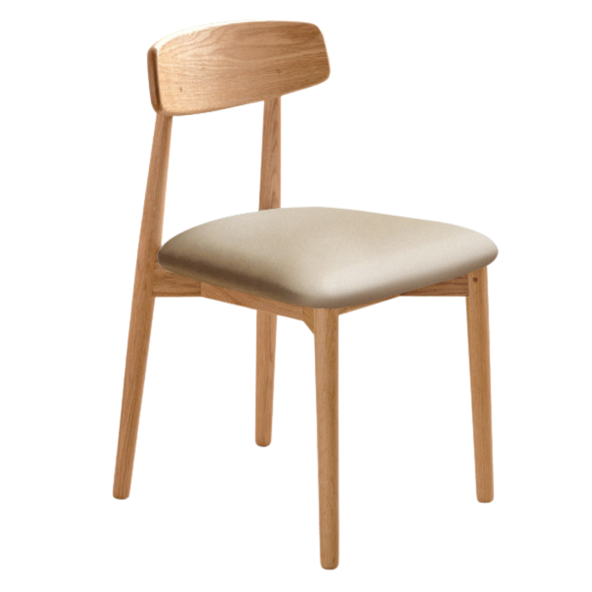 4 pcs set  Black Walnut, Ash, Oak, Beech, Cherry Solid Wood Simple Modern-Dining Chair