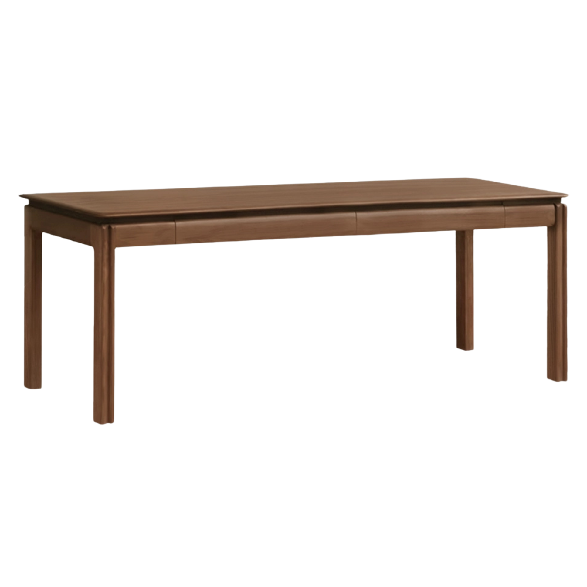 Black Walnut, Ash, Sandalwood Solid Wood Modern Large Office Table