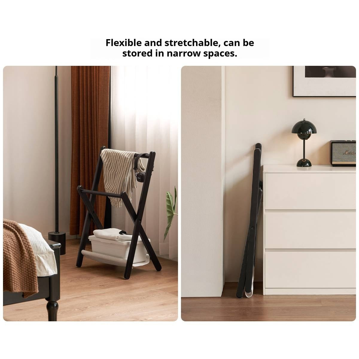 Solid Rubberwood Clothes Hanger