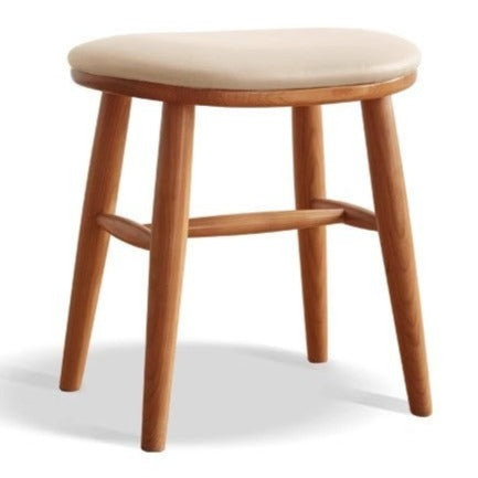 Cherry Wood Dressing Stool: