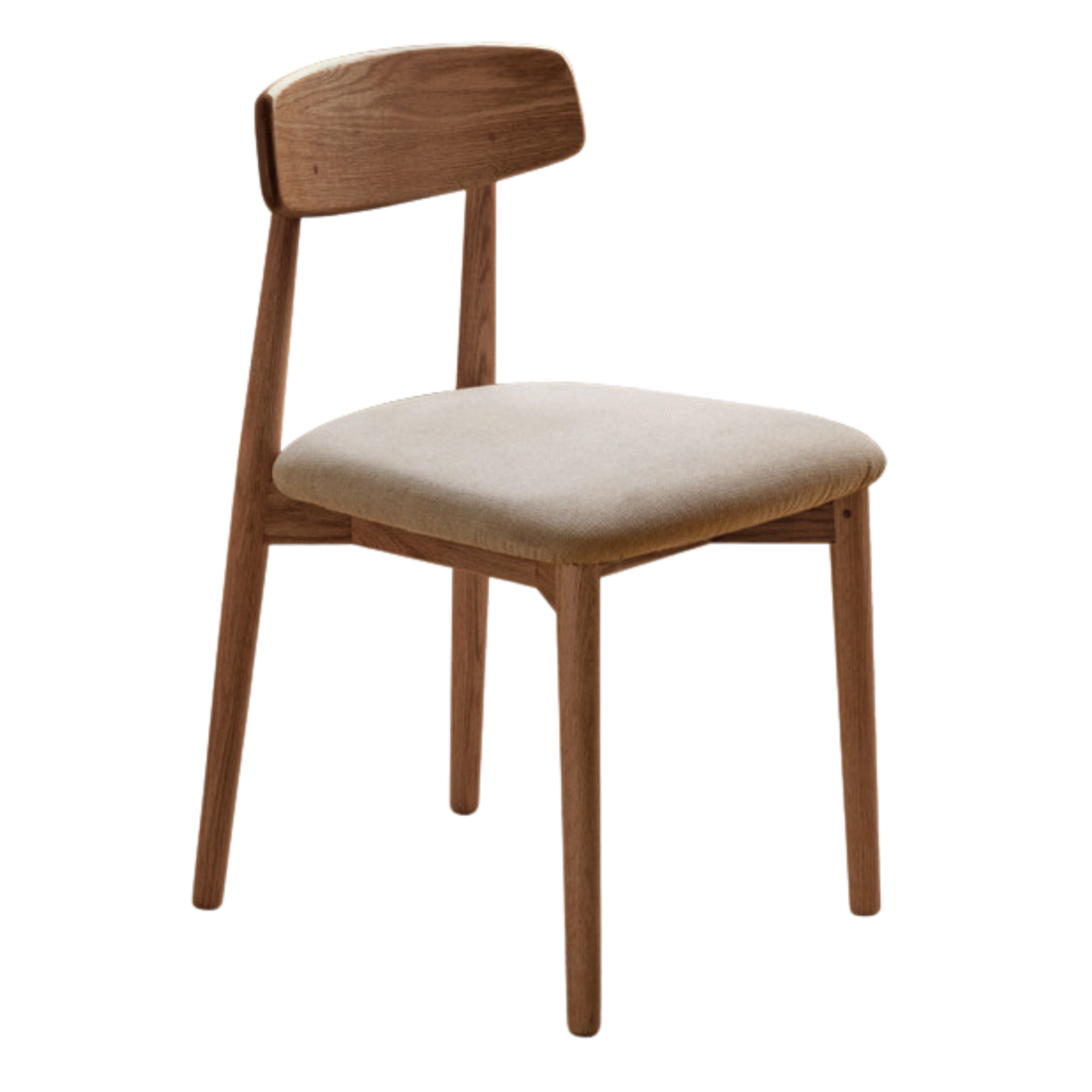 4 pcs set  Black Walnut, Ash, Oak, Beech, Cherry Solid Wood Simple Modern-Dining Chair