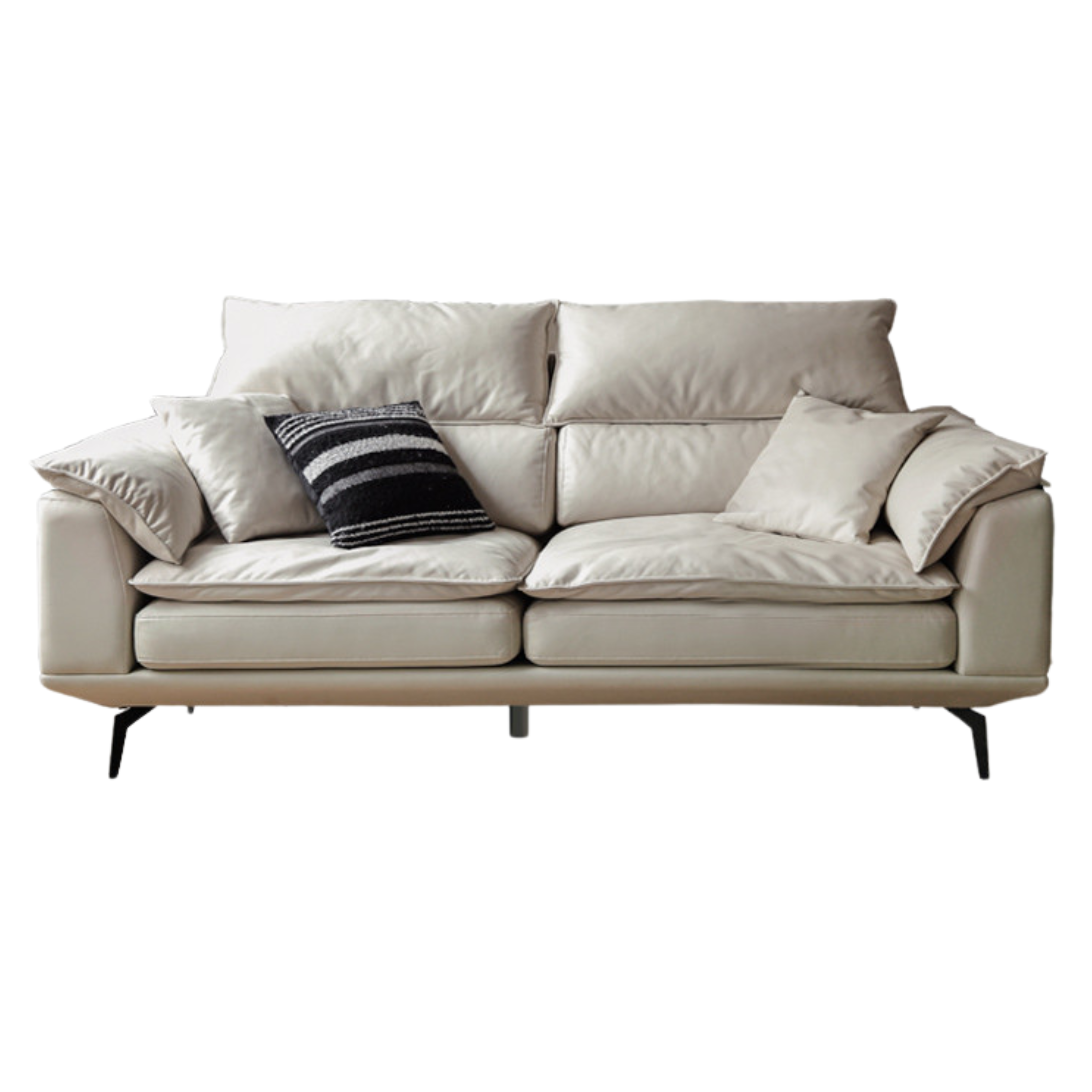 Technology Fabric Down Sofa White Soft)