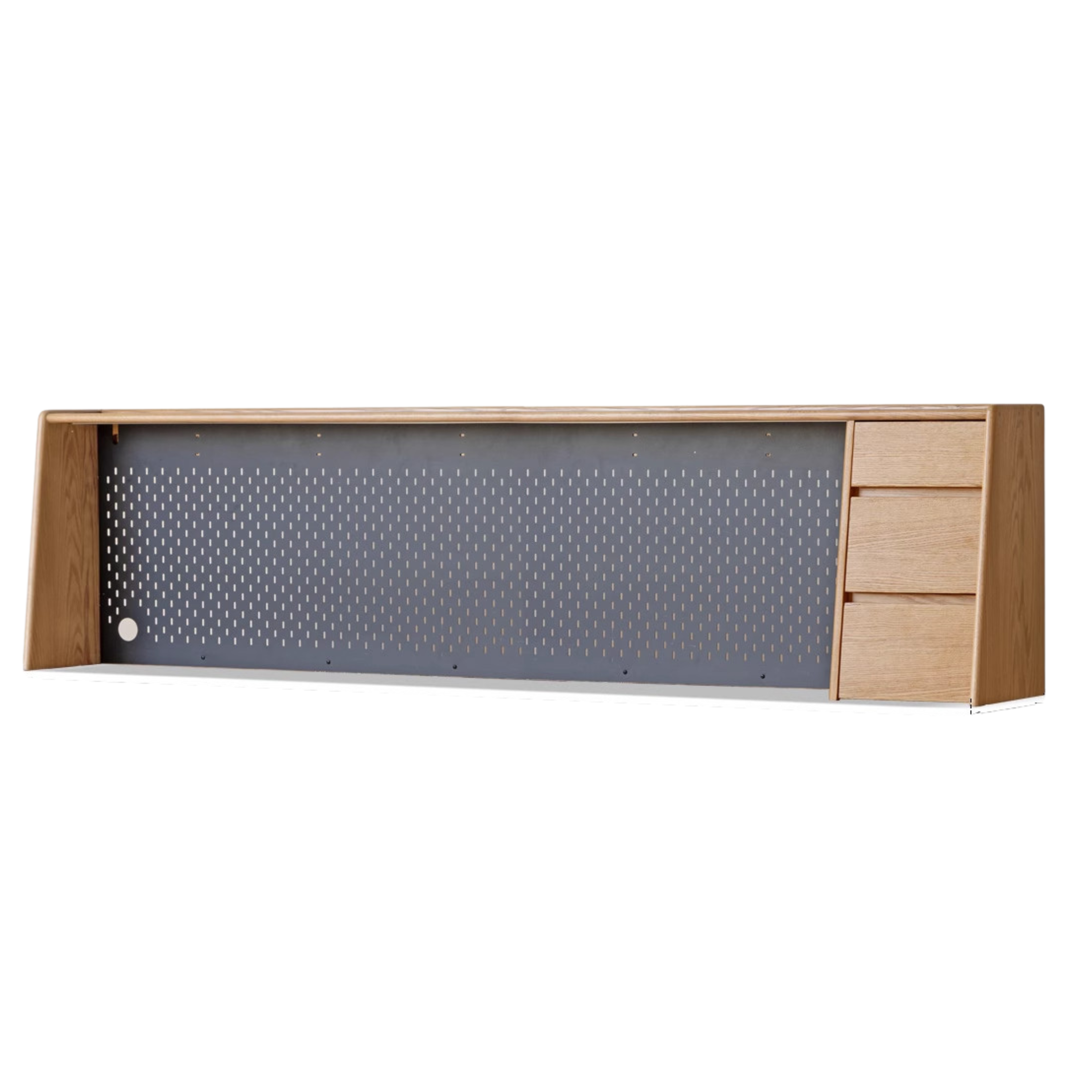 Oak Solid Wood Sideboard Shelf, Kitchen Shelf