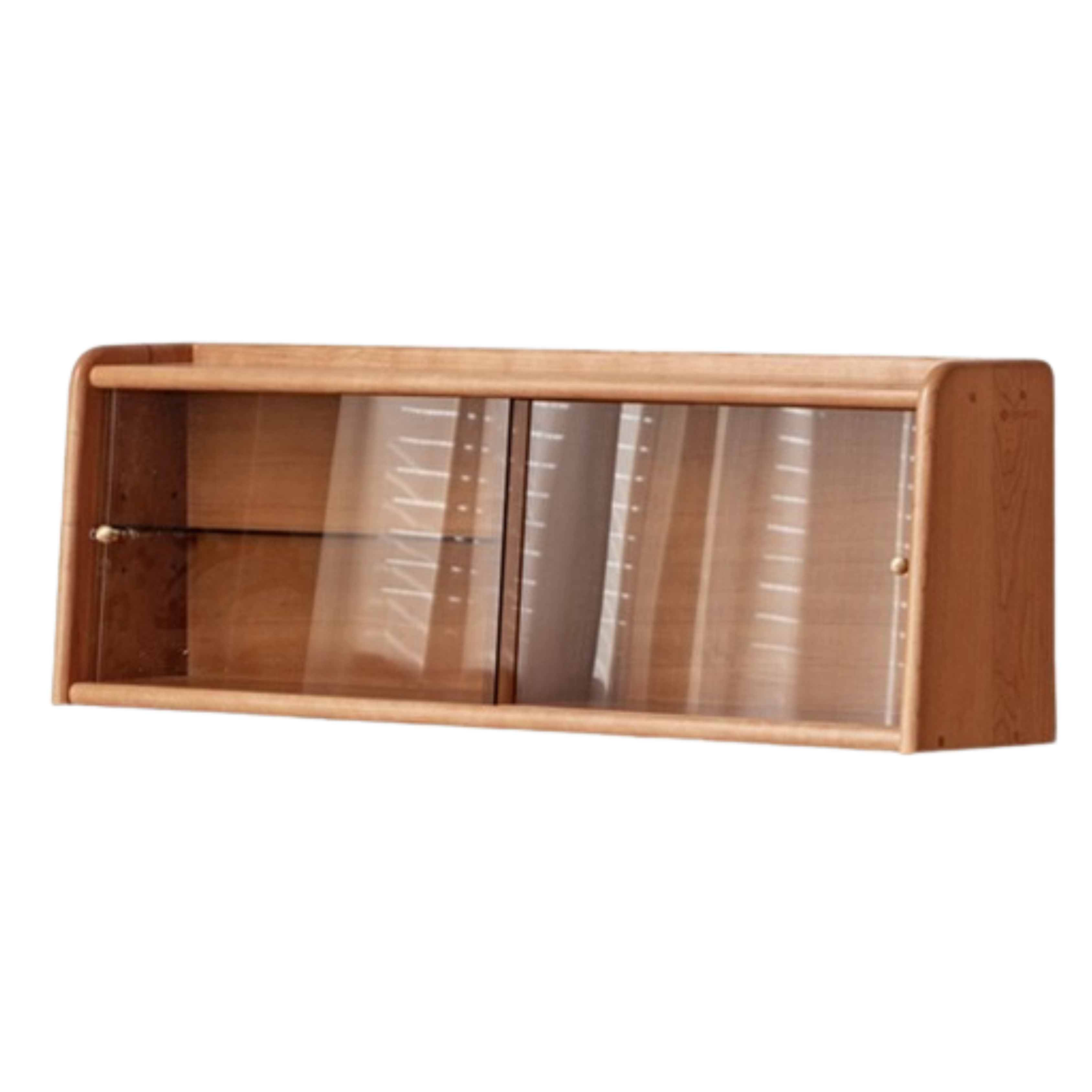 Cherry Wood Retro Dressing Table Cabinet Integrated