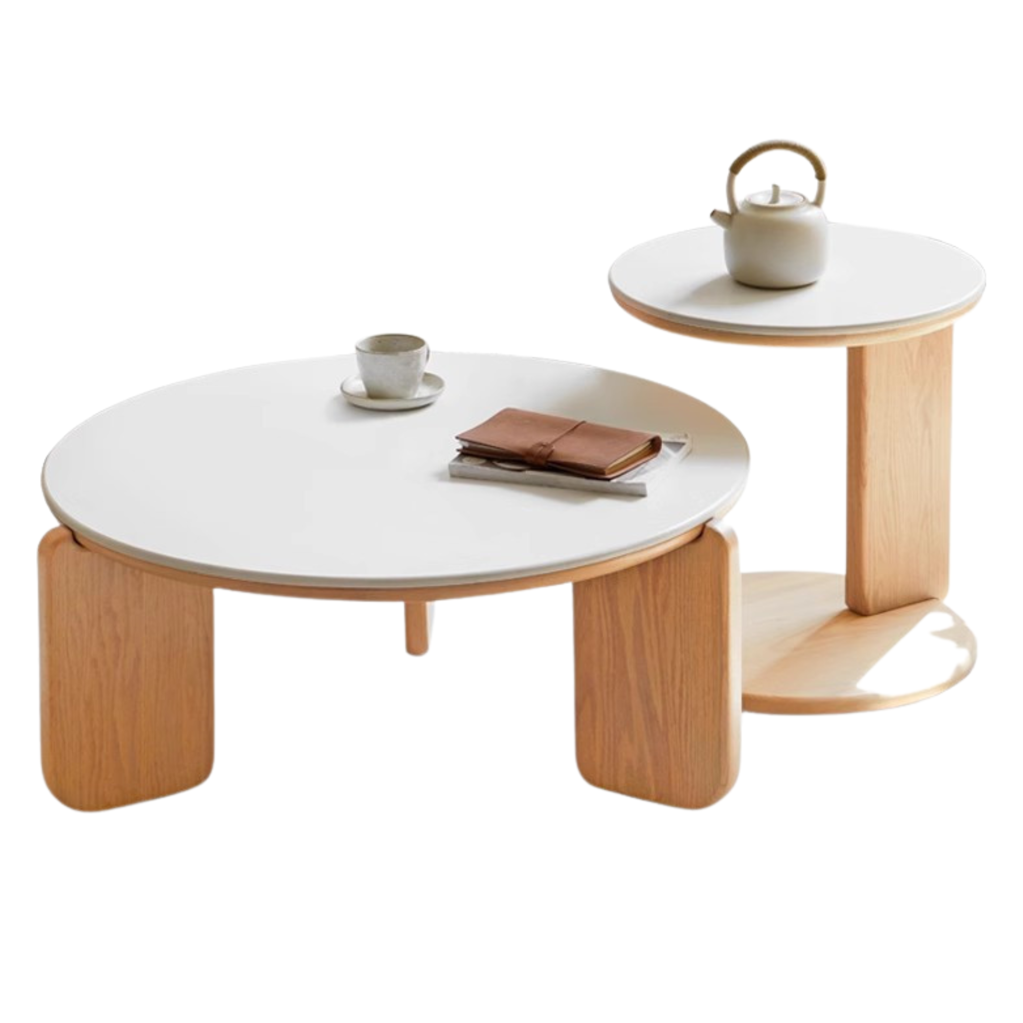 Oak, Ash, Poplar Solid Wood Slate Coffee Table