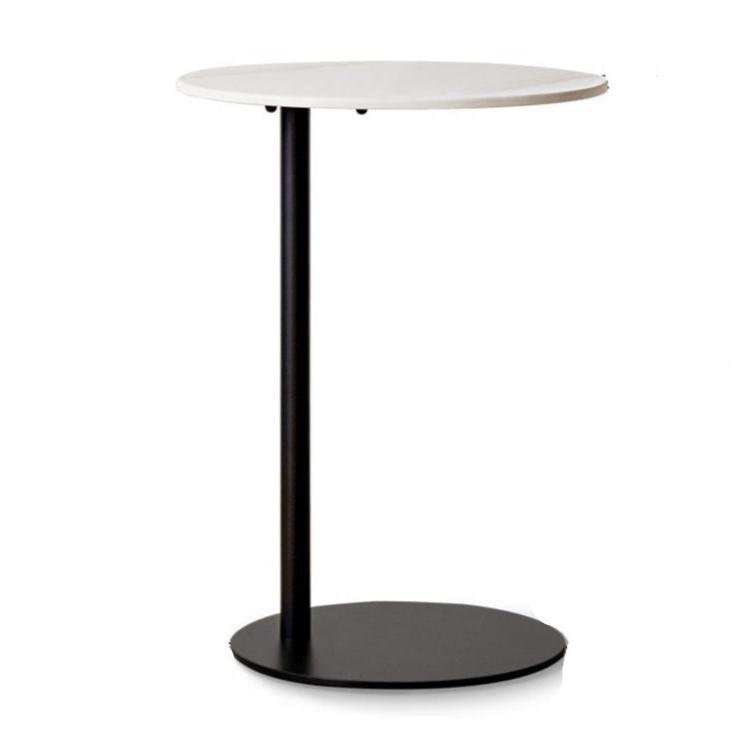 Rock Board Small Cream Style Modern Side Table