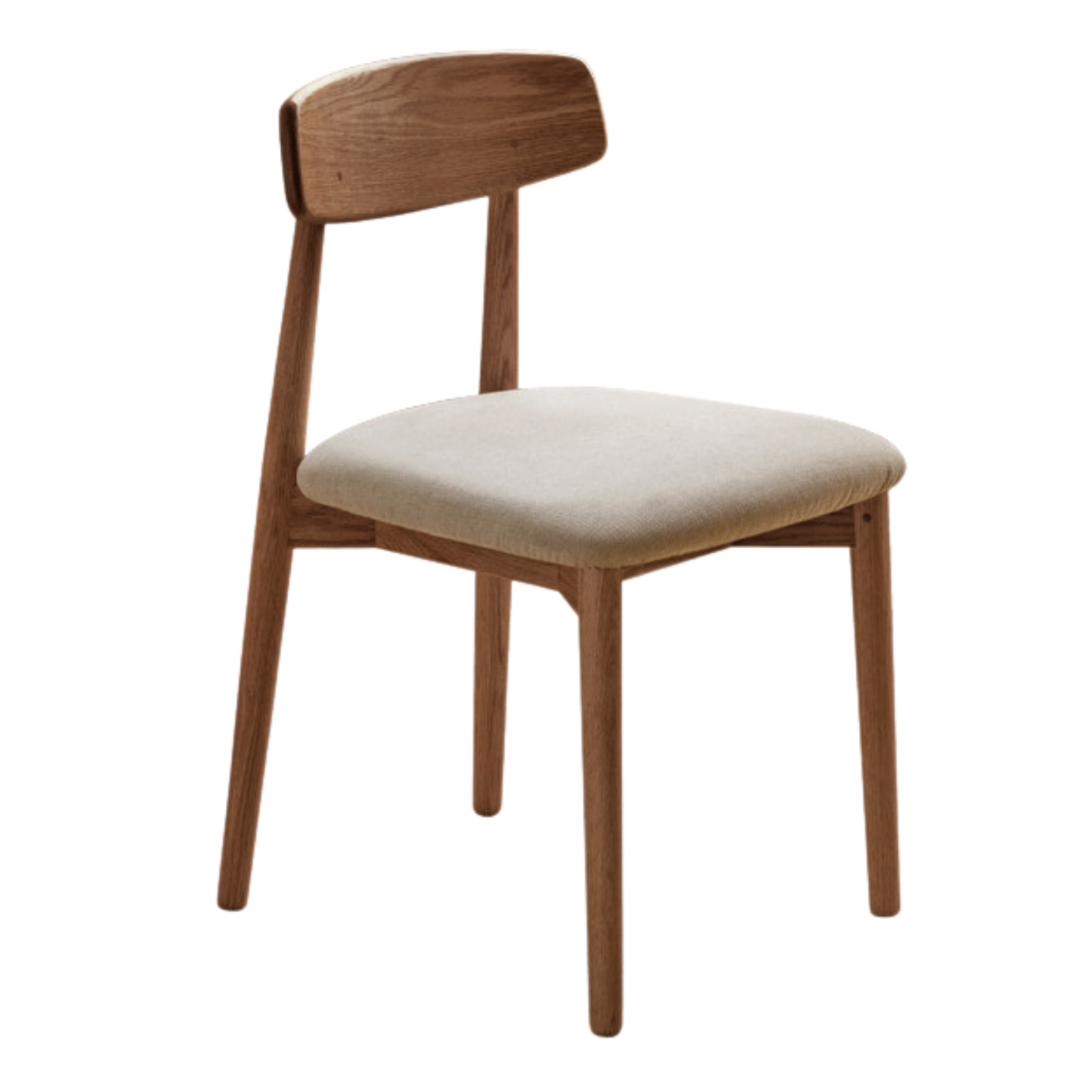 4 pcs set  Black Walnut, Ash, Oak, Beech, Cherry Solid Wood Simple Modern-Dining Chair
