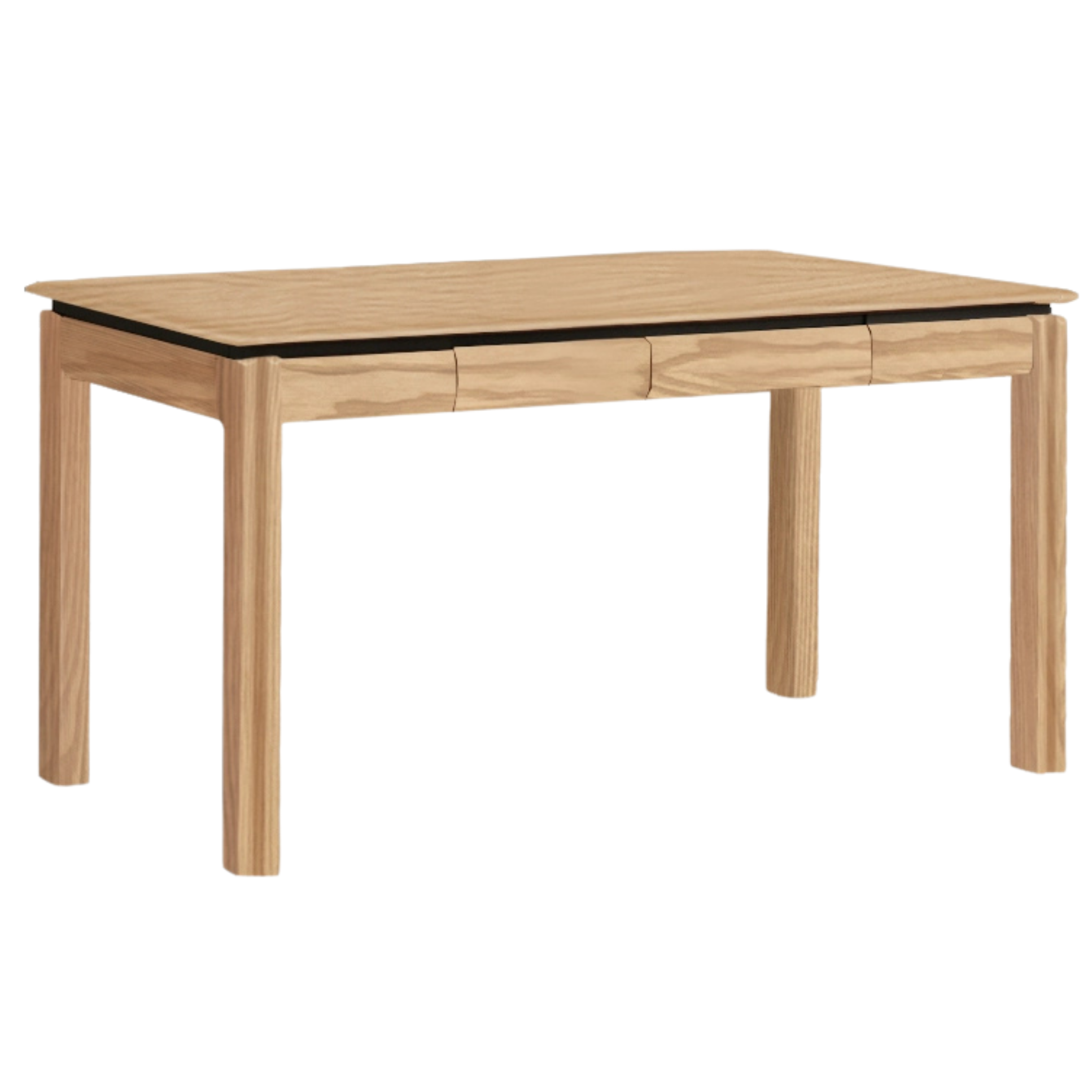 Black Walnut, Ash, Sandalwood Solid Wood Modern Large Office Table